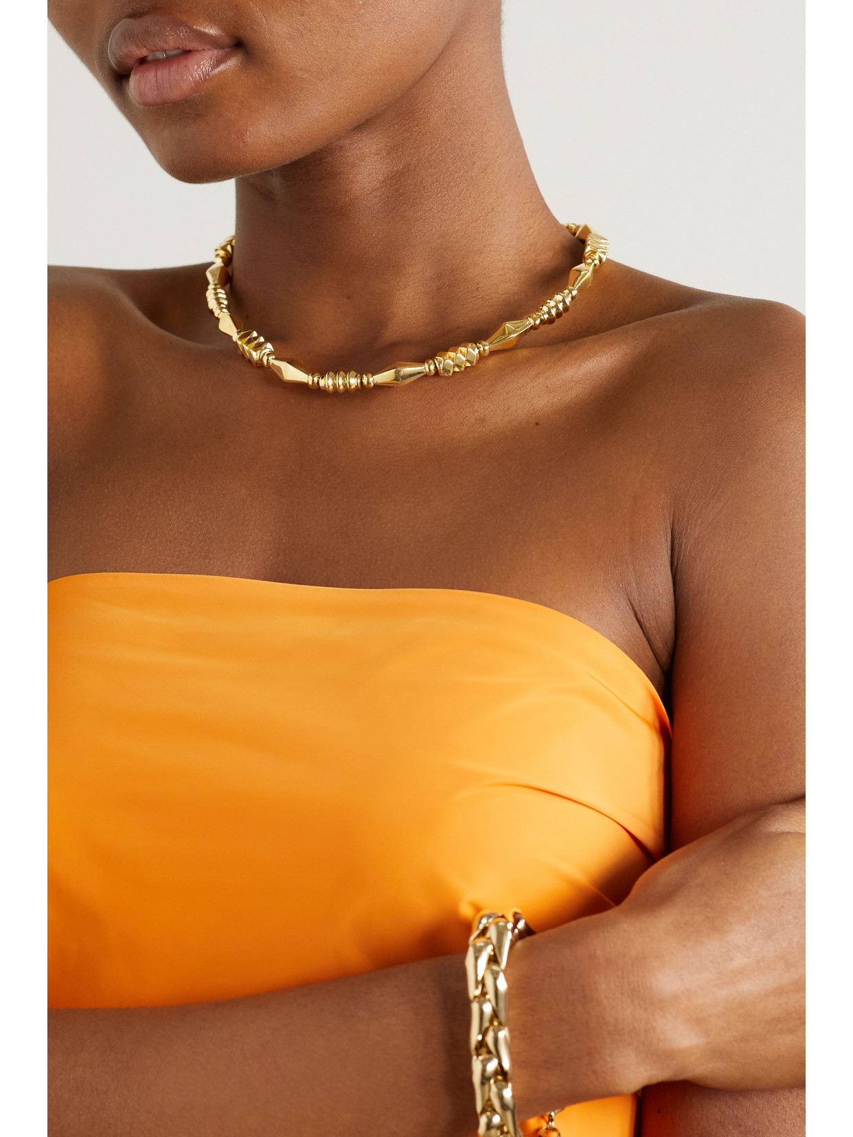 Shop Lauren Rubinski 14-karat Gold Necklace