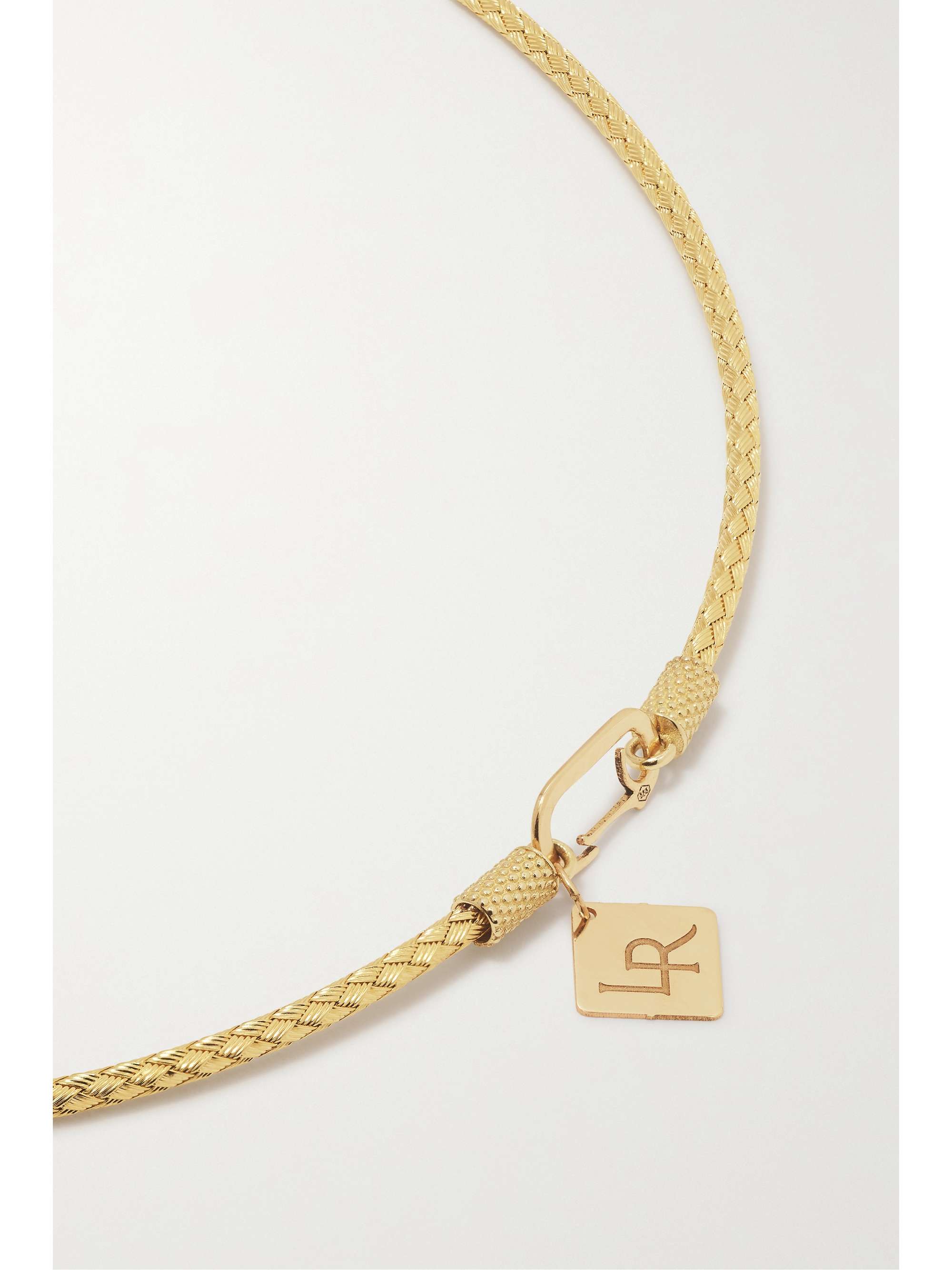LAUREN RUBINSKI 14-karat gold necklace