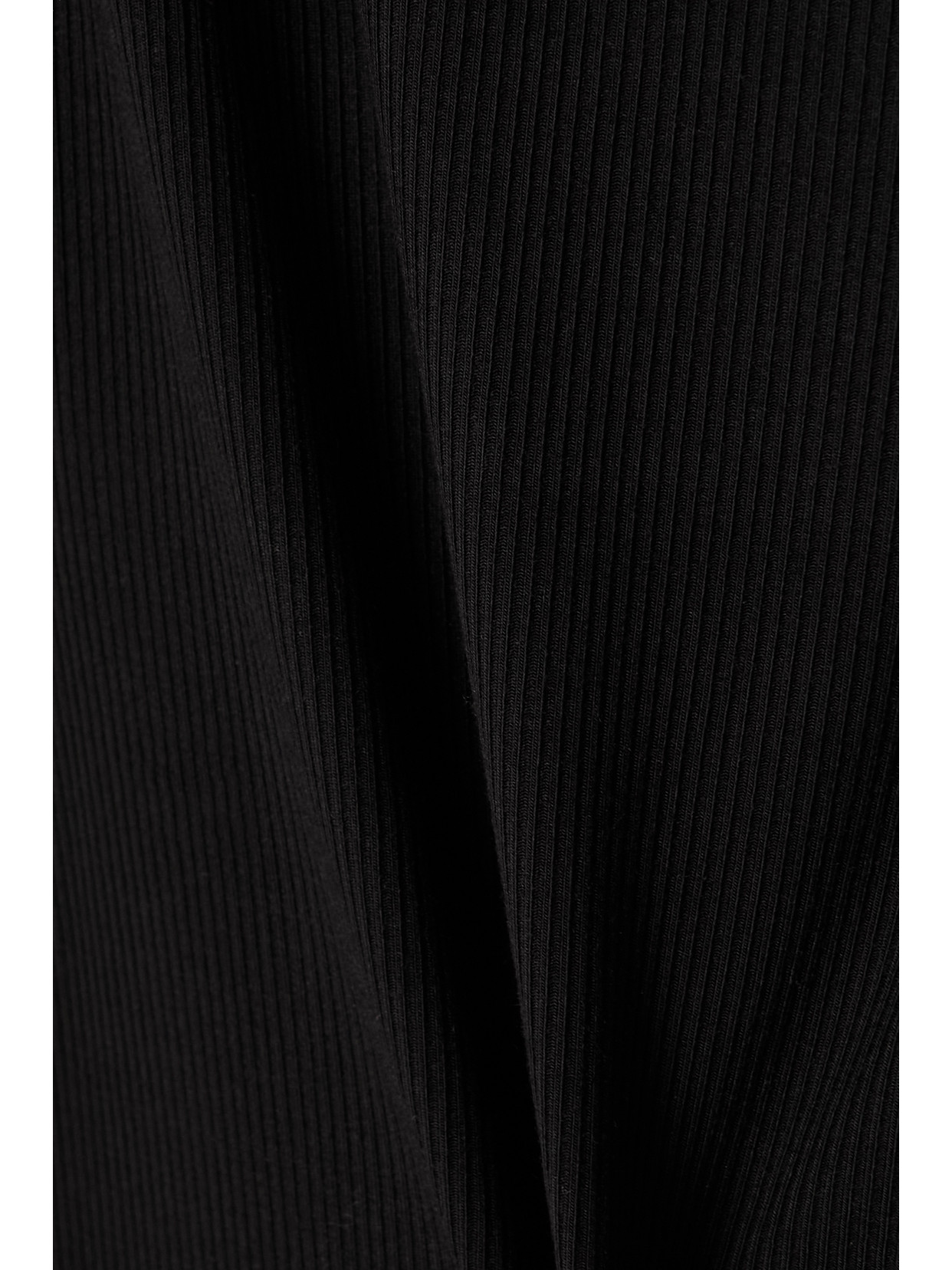 Shop Skims Soft Lounge Ribbed Stretch-modal Maxi Dress In Black