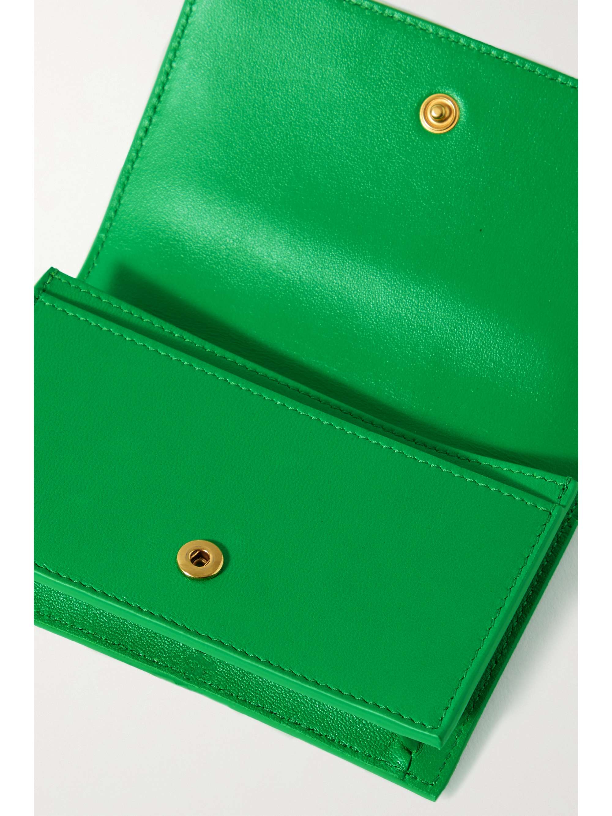 BOTTEGA VENETA Cassette intrecciato leather cardholder