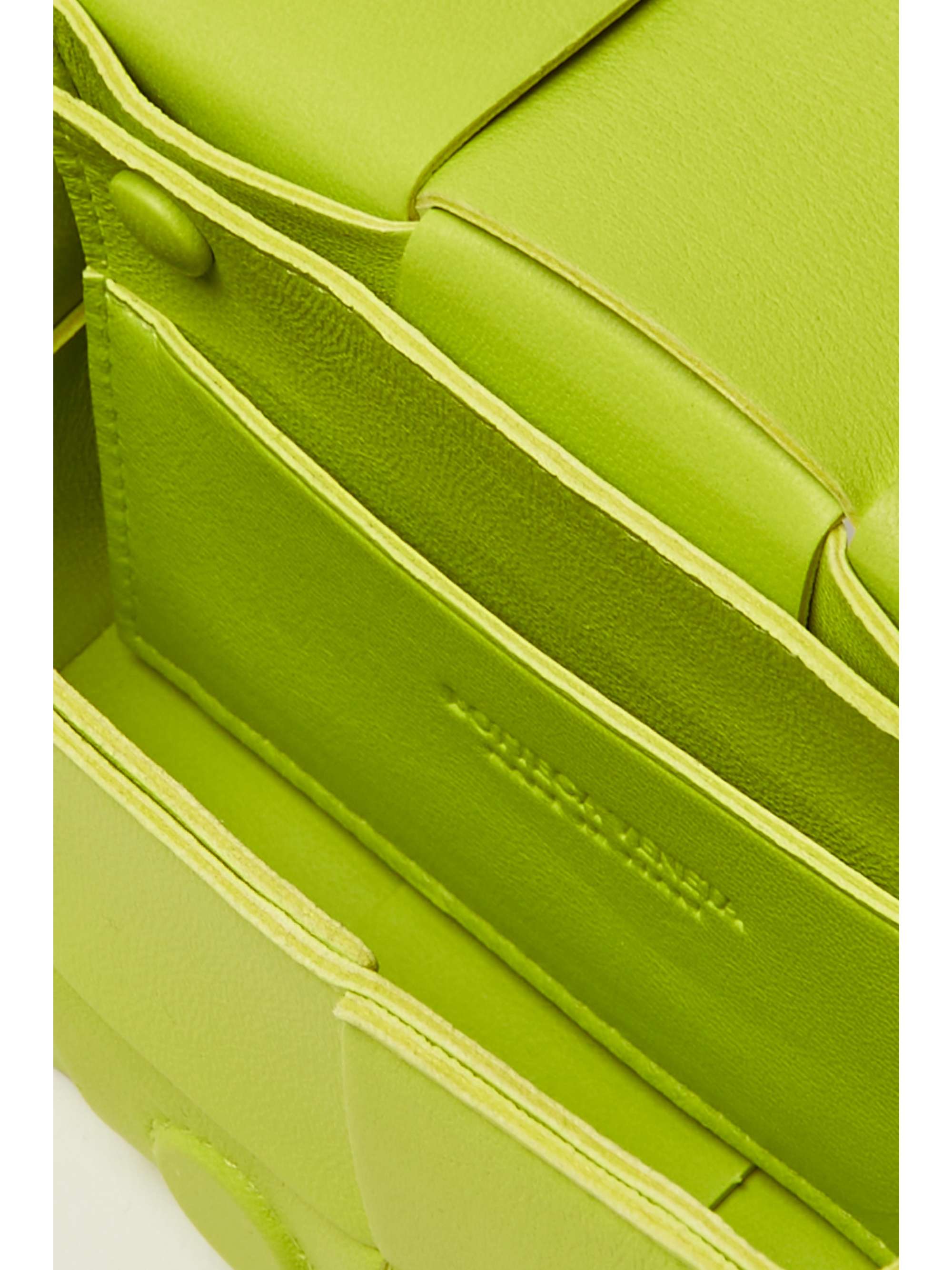 BOTTEGA VENETA Cassette mini intrecciato leather shoulder bag