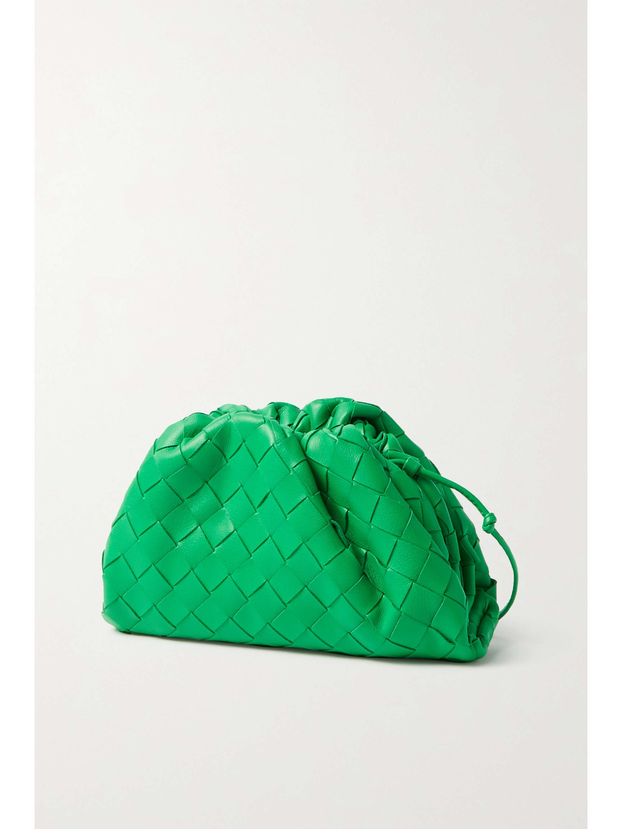 BOTTEGA VENETA The Pouch mini intrecciato leather clutch