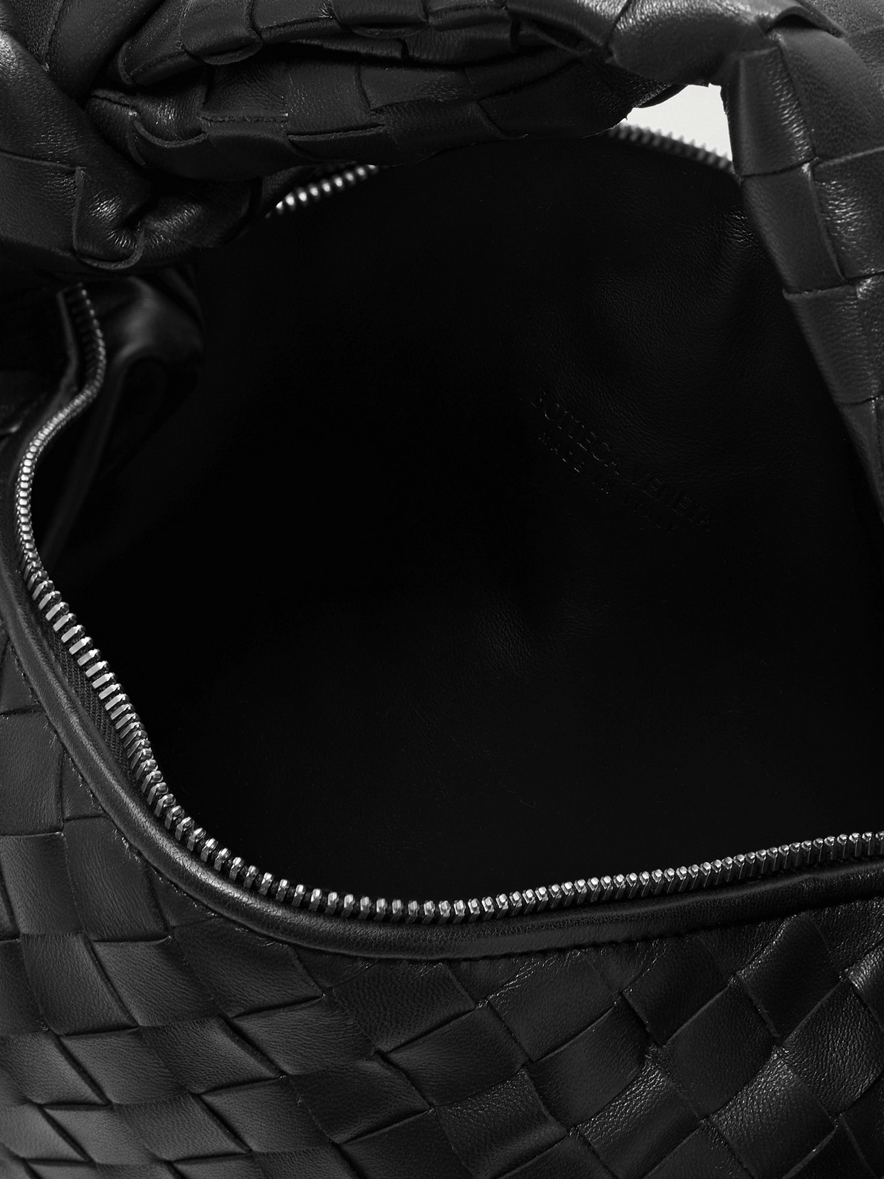 Jodie Small Intrecciato Leather Tote