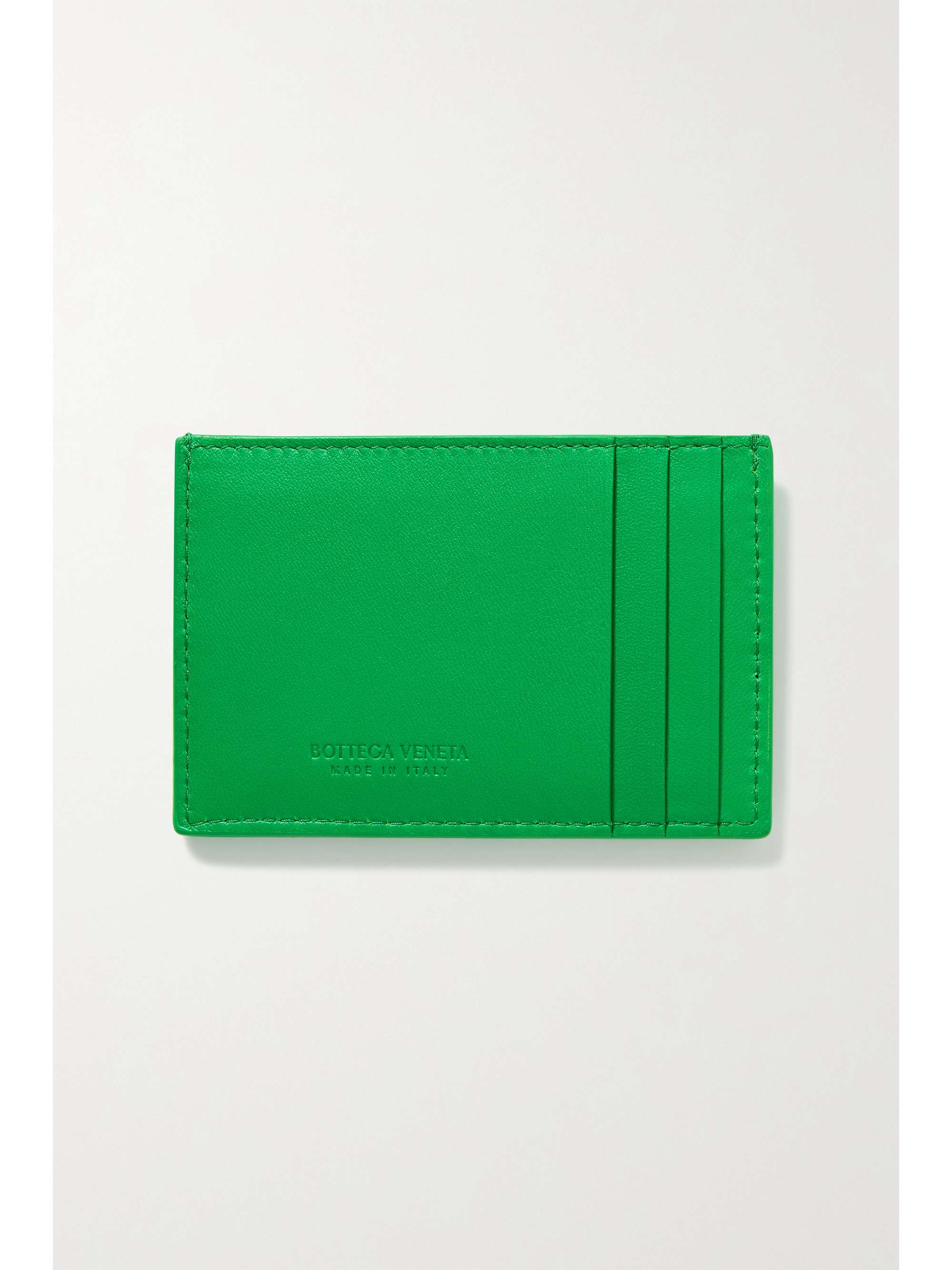 BOTTEGA VENETA Cassette intrecciato leather cardholder