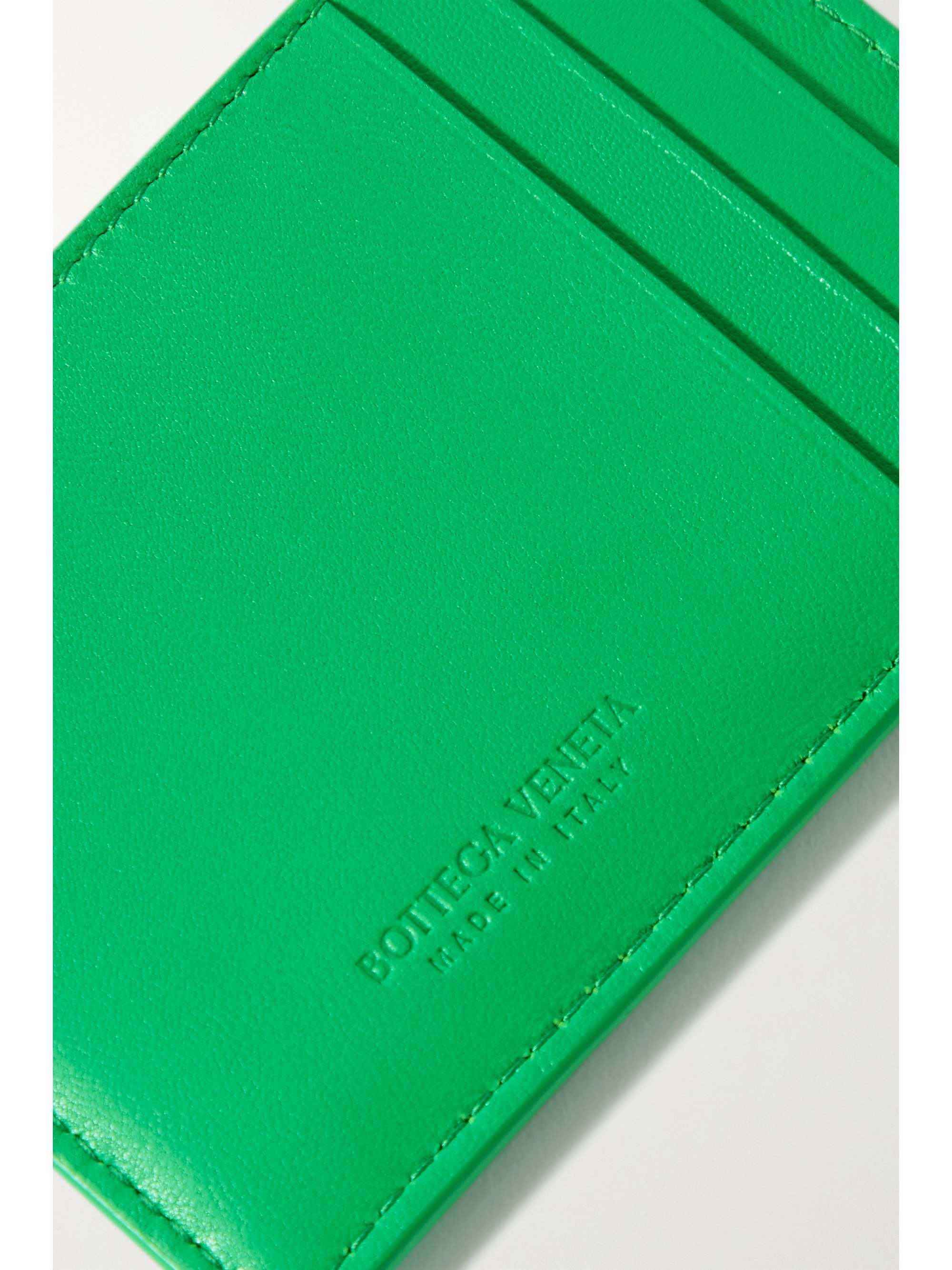 BOTTEGA VENETA Cassette intrecciato leather cardholder
