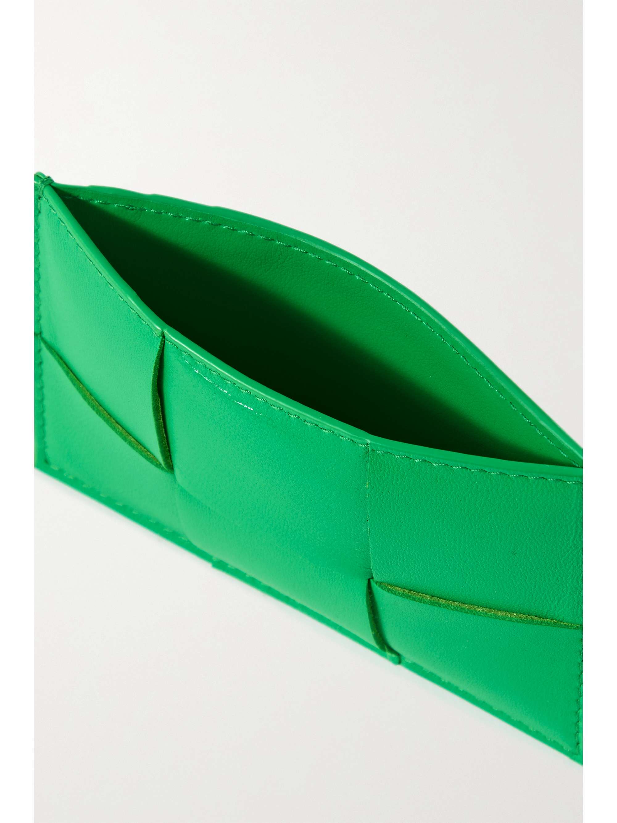 BOTTEGA VENETA Cassette intrecciato leather cardholder