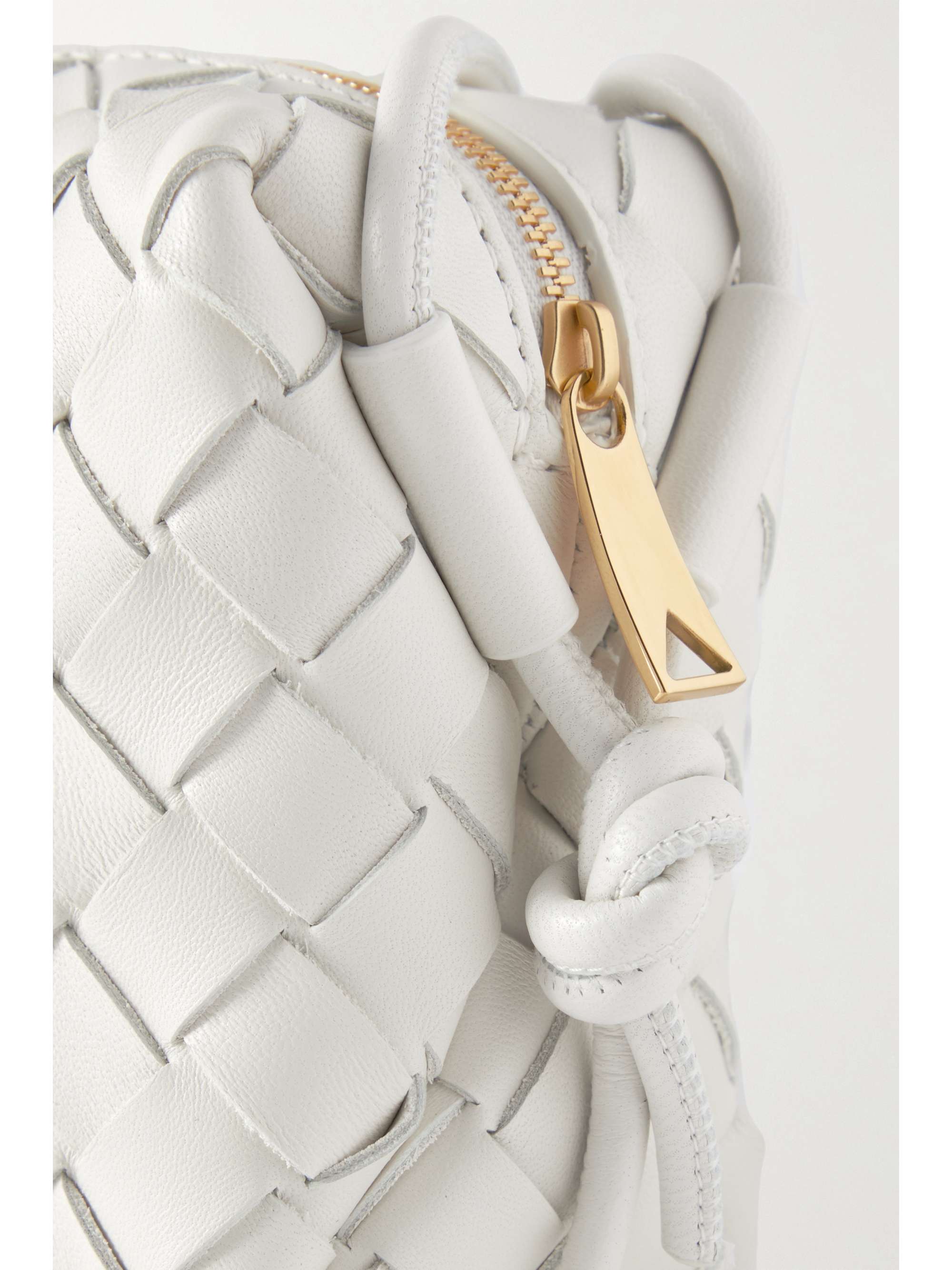 BOTTEGA VENETA Loop mini intrecciato leather shoulder bag