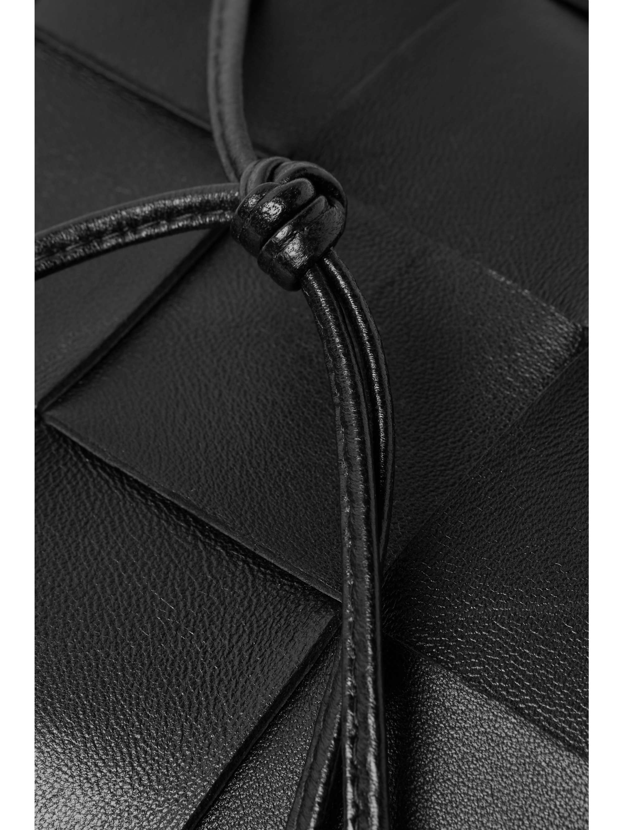 Silver Cassette small Intrecciato-leather bucket bag, Bottega Veneta