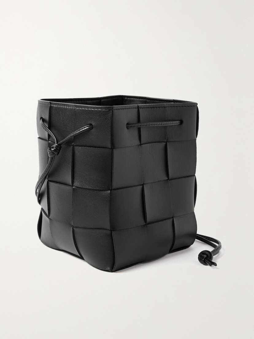 Bottega Veneta Cassette Small Intrecciato Leather Bucket Bag