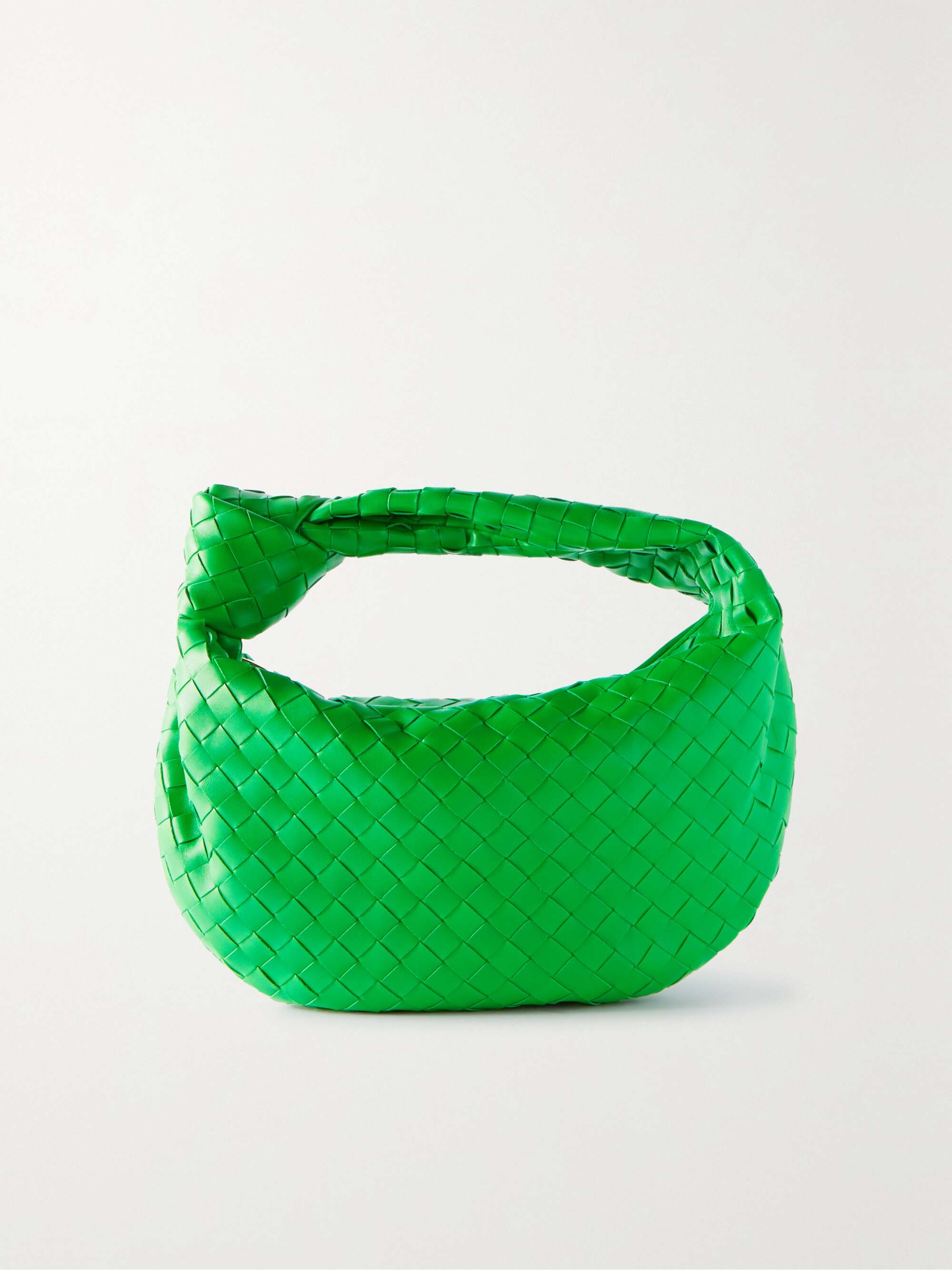 Bottega Veneta Candy Jodie Bag in Parakeet & Gold, Green. Size all.