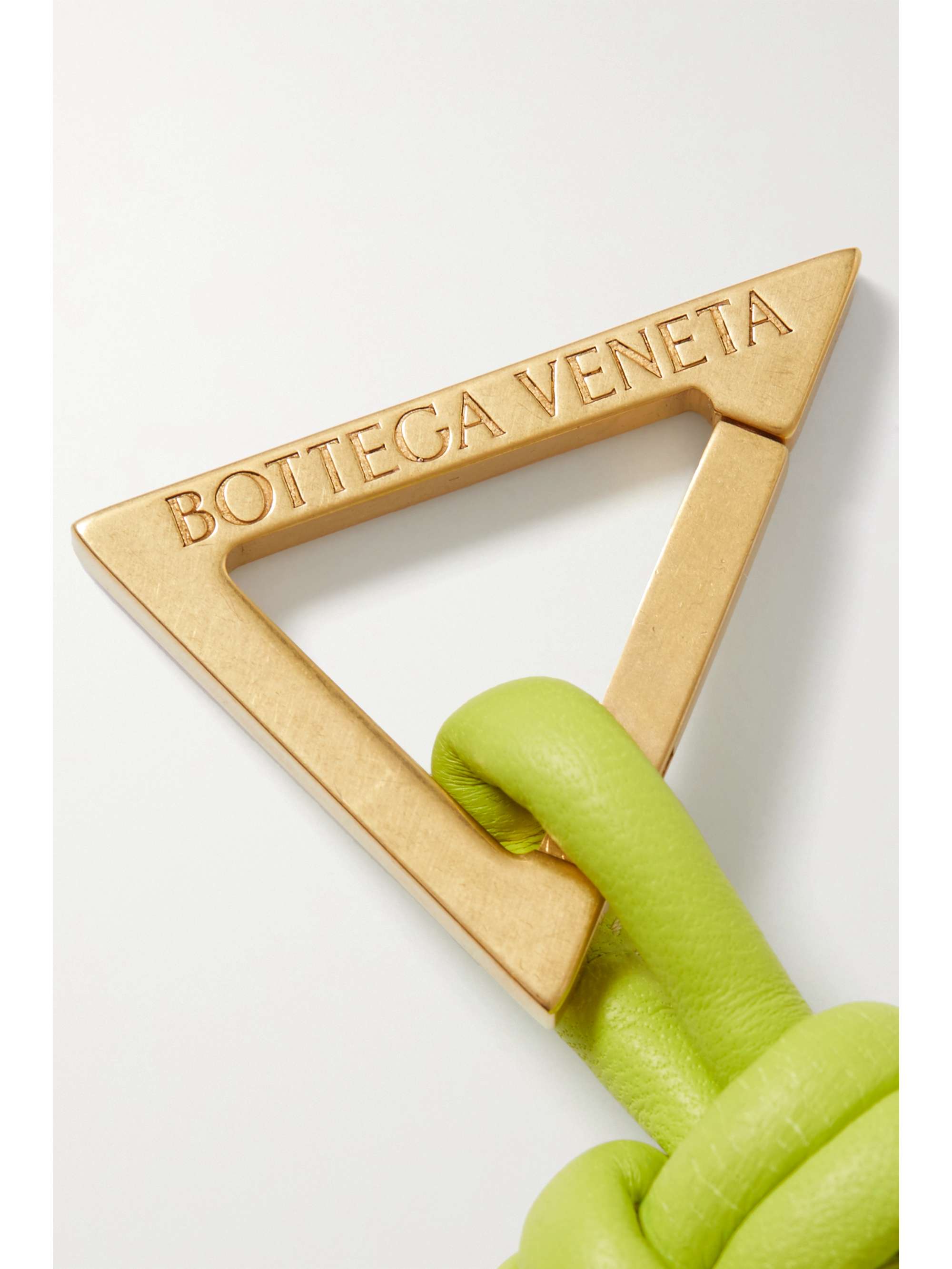 BOTTEGA VENETA Knotted leather keyring