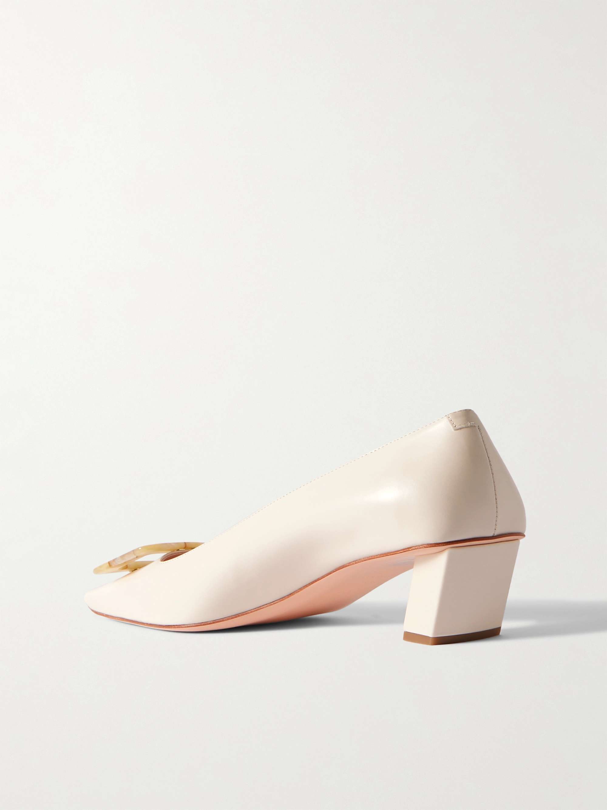 ROGER VIVIER Escarpins en tweed bouclé à finitions en cuir Belle Vivier
