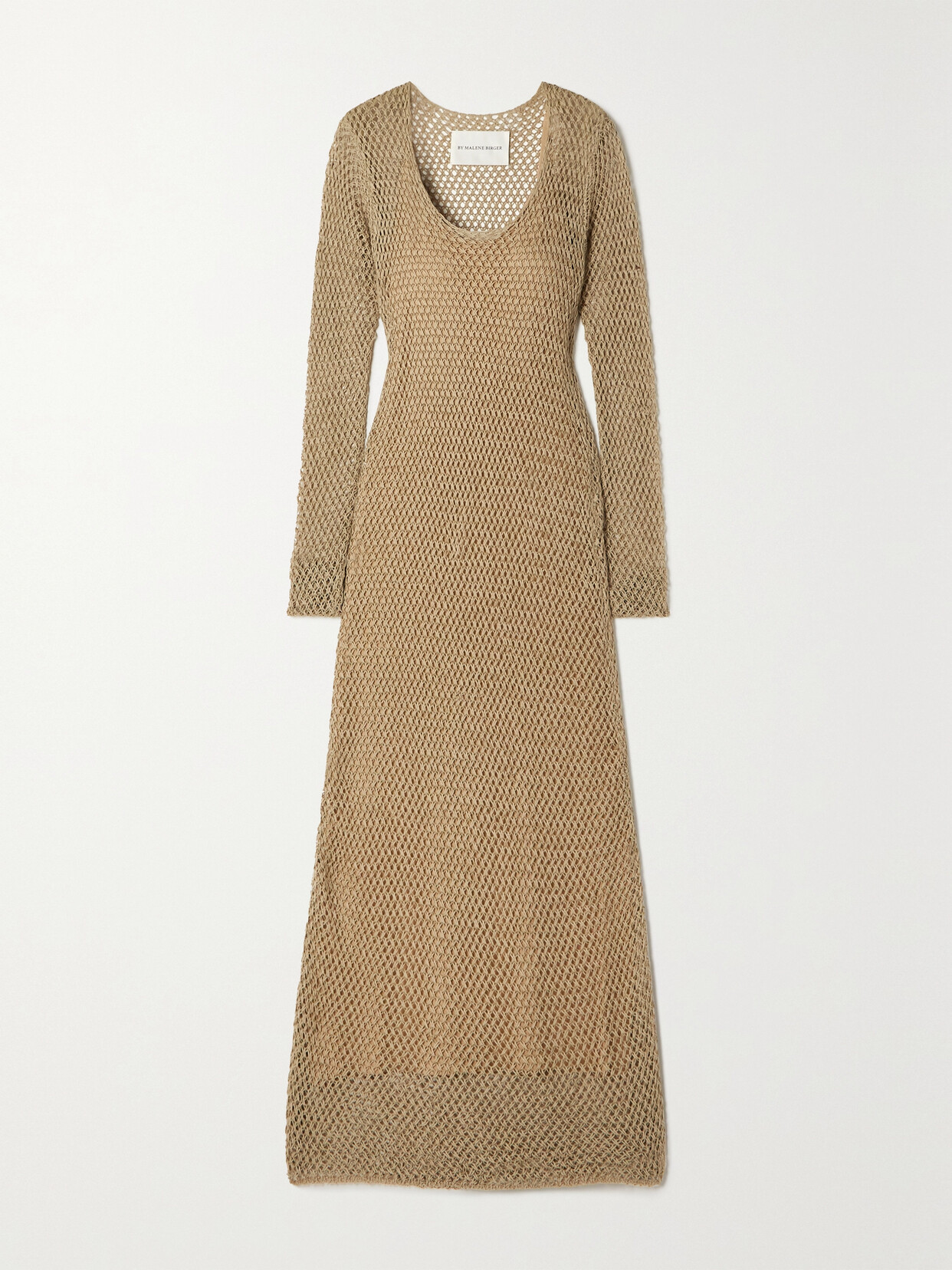 BY MALENE BIRGER EVINE OPEN-KNIT MAXI DRESS