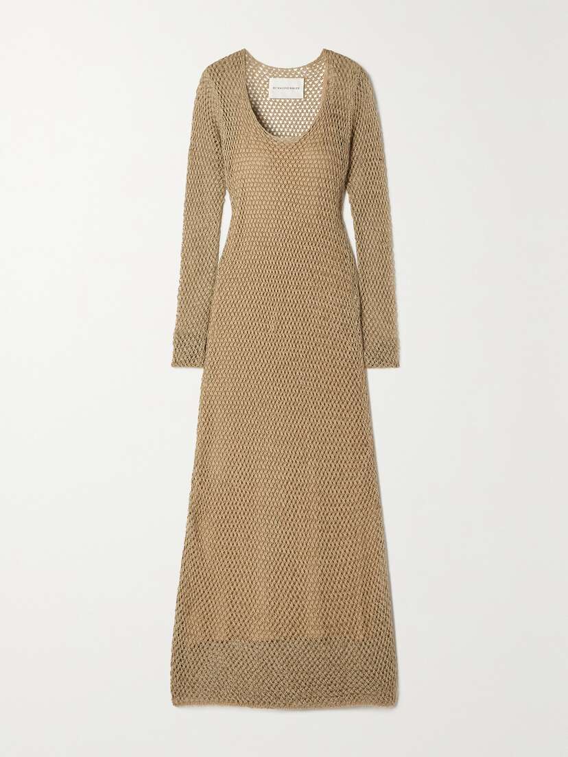 By Malene Birger Evine Open-knit Maxi Dress