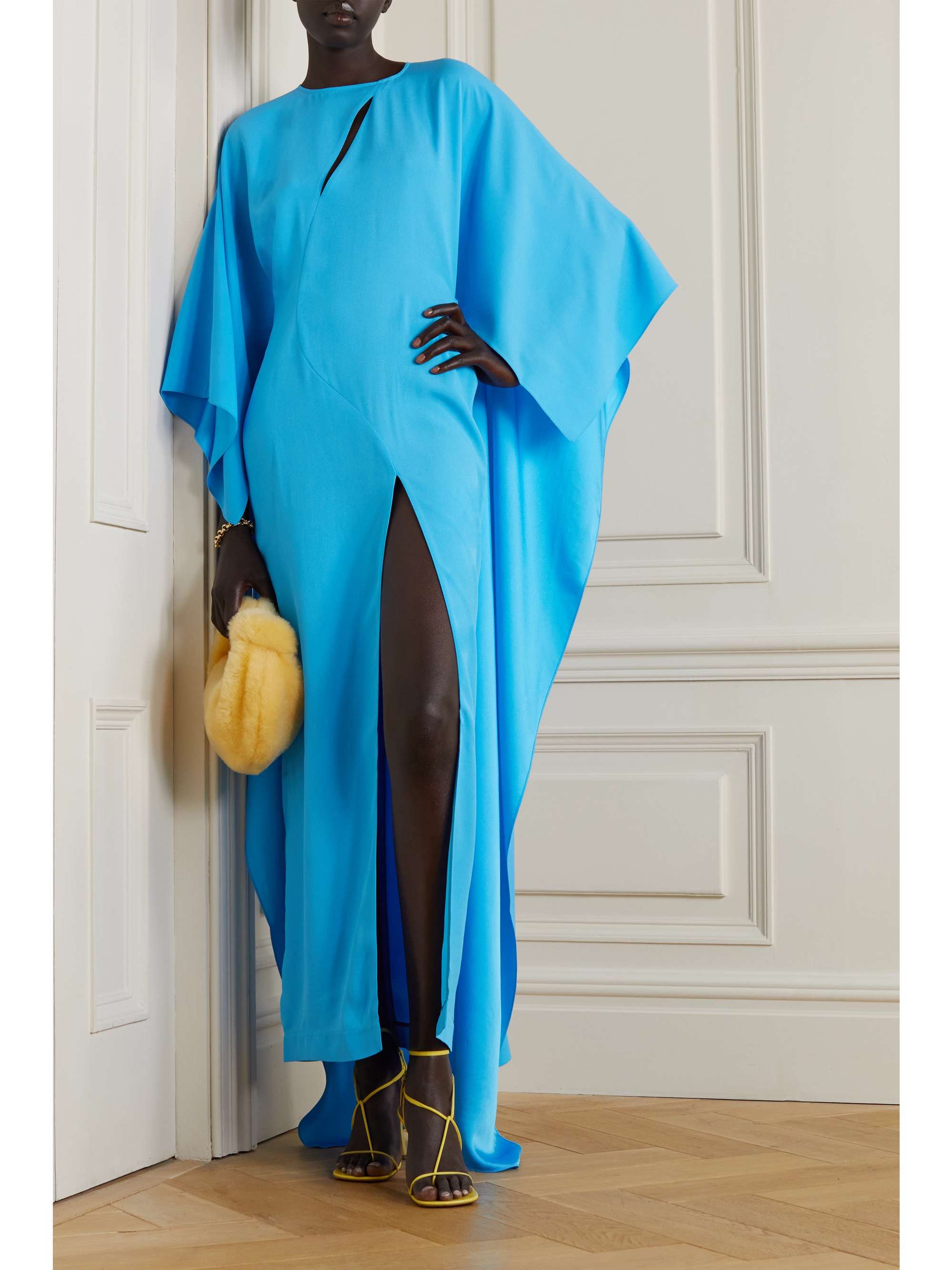 TALLER MARMO + NET SUSTAIN Fantastica cutout crepe kaftan
