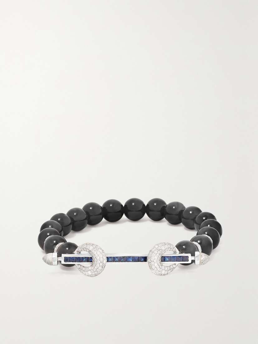 Ananya 18-karat White Gold Multi-stone Bracelet