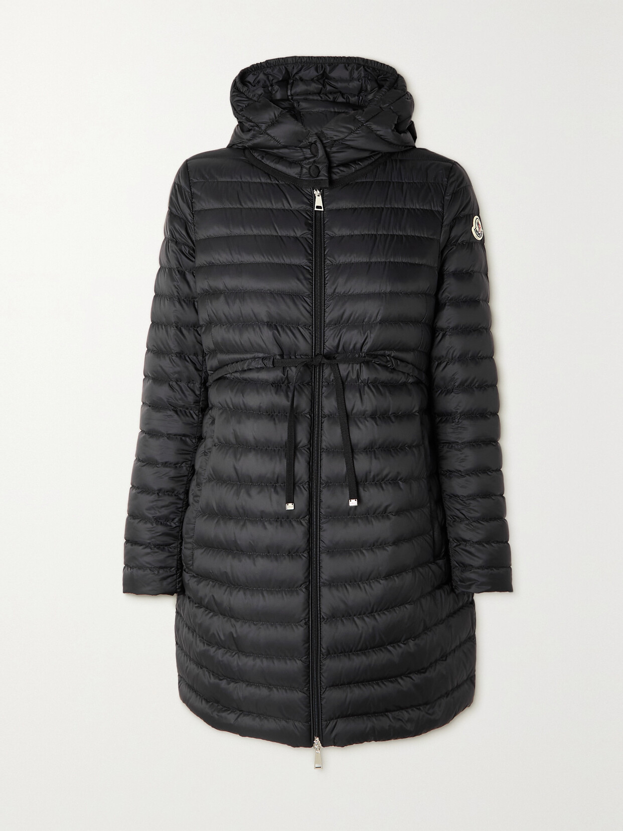 MONCLER BARBEL HOODED QUILTED SHELL DOWN COAT