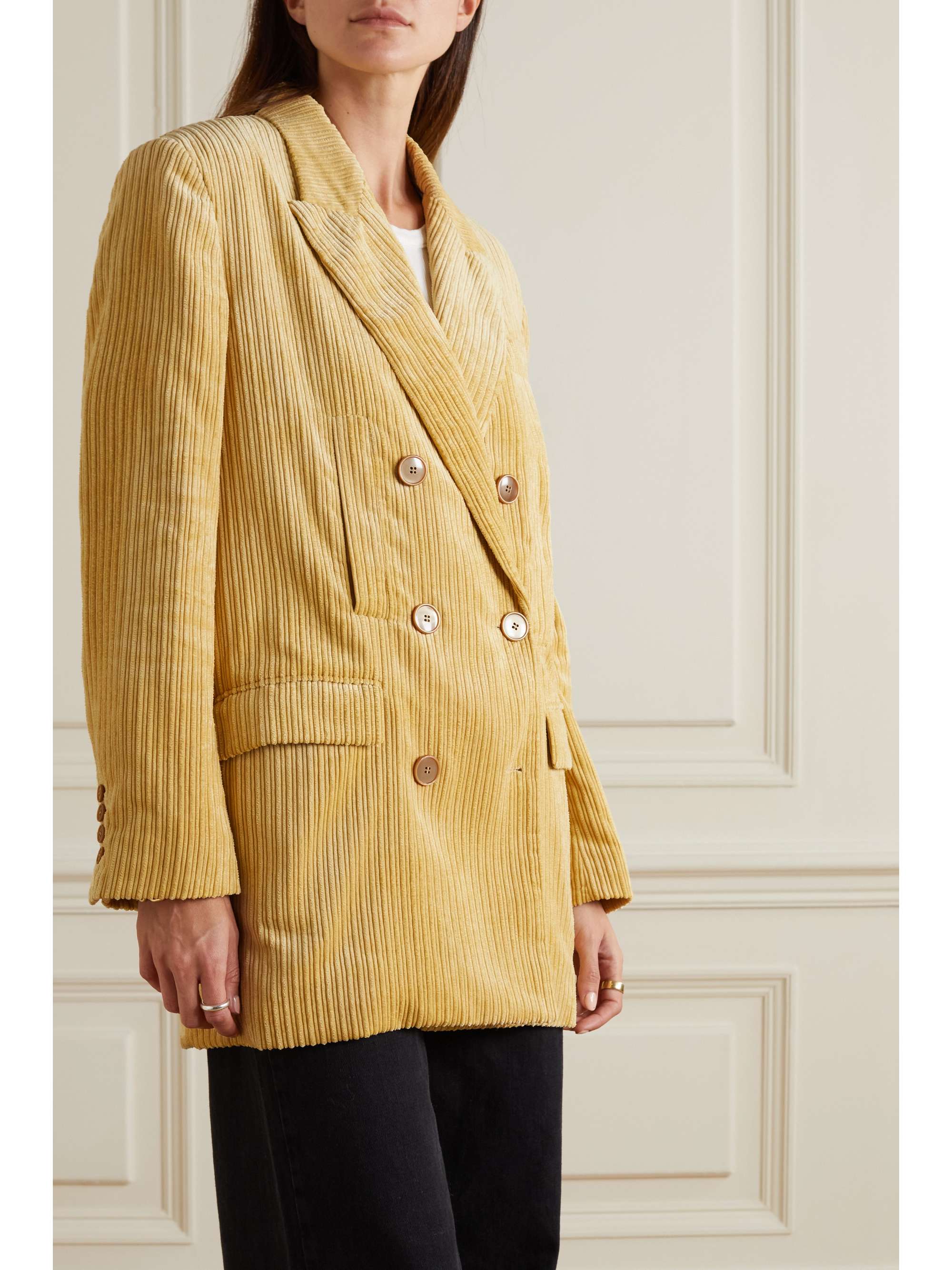 ISABEL MARANT Haneva double-breasted corduroy blazer