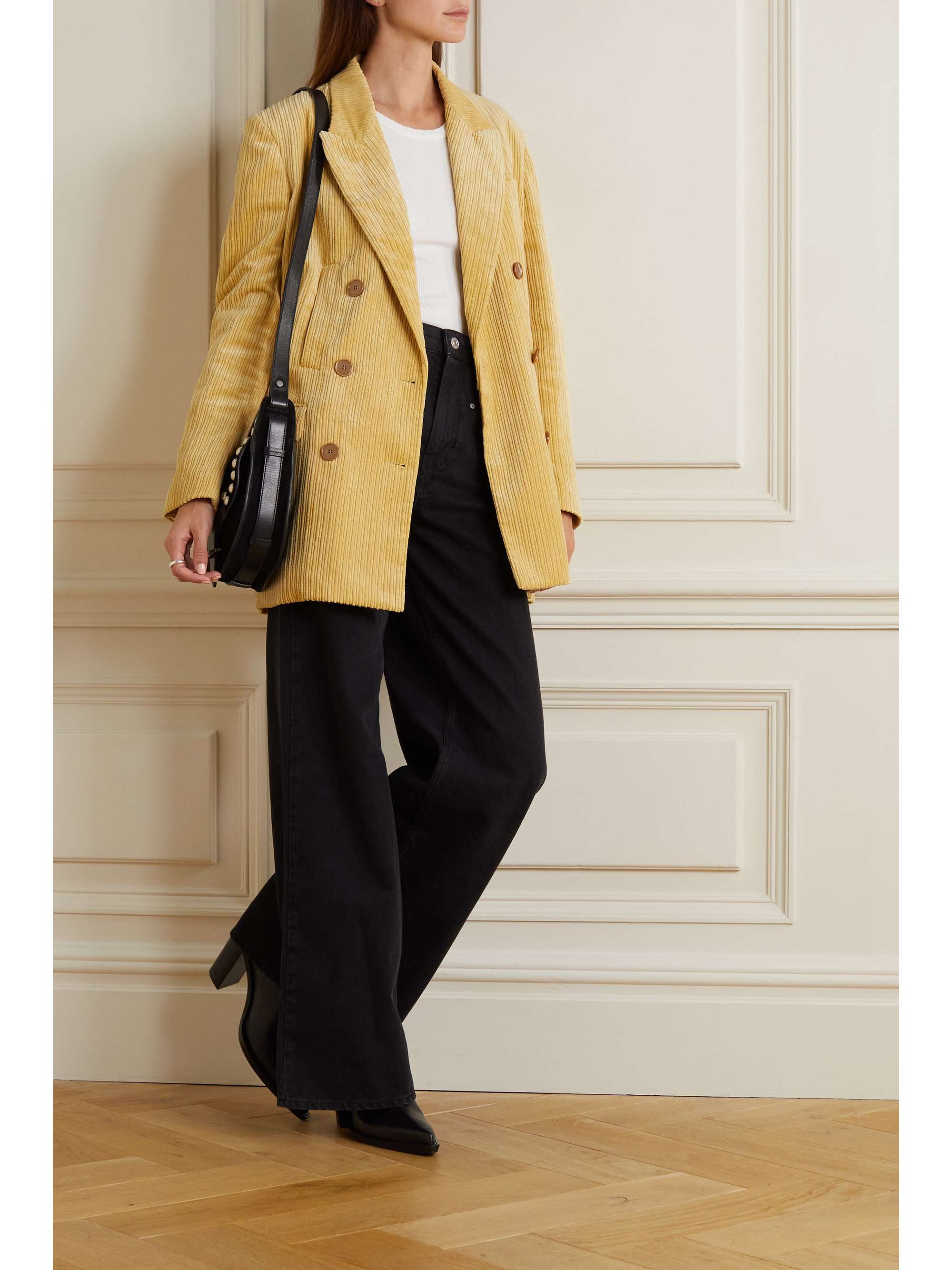 ISABEL MARANT Haneva double-breasted corduroy blazer