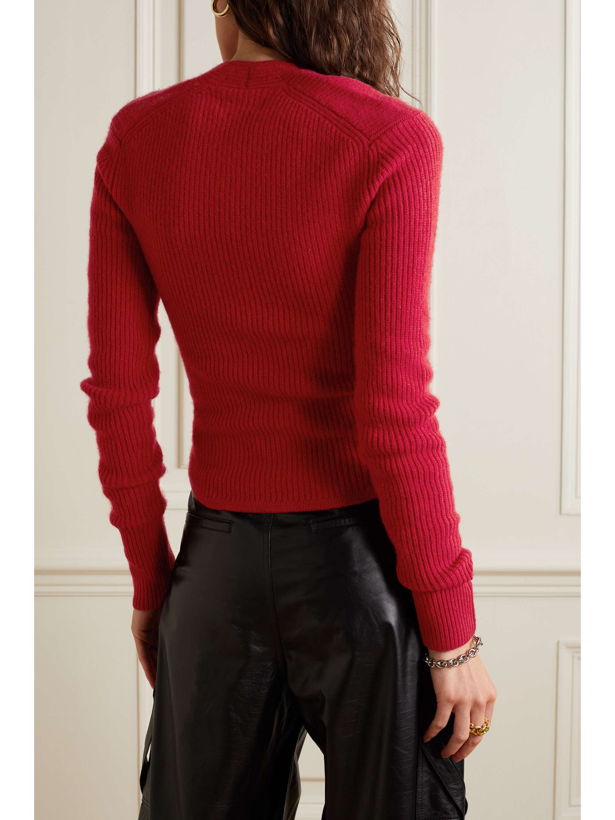 ISABEL MARANT Bailey ribbed wool and cashmere-blend sweater