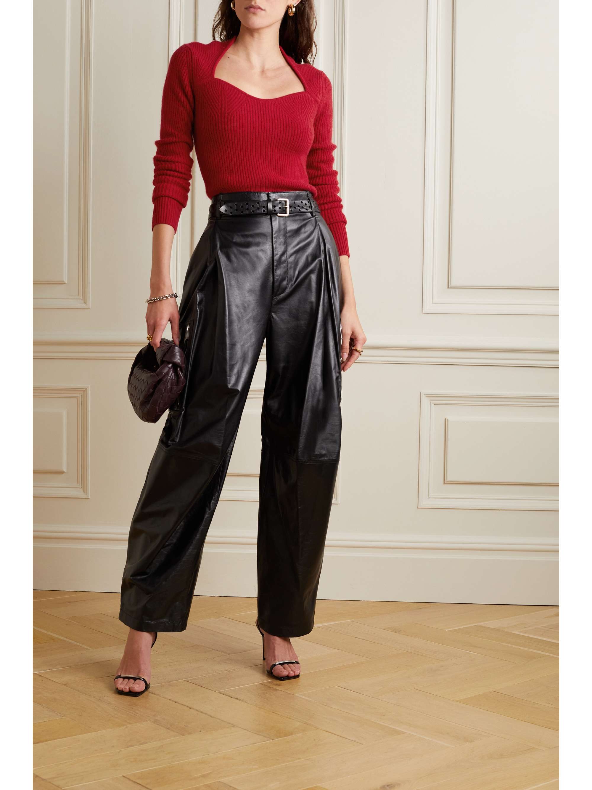 ISABEL MARANT Bailey ribbed wool and cashmere-blend sweater