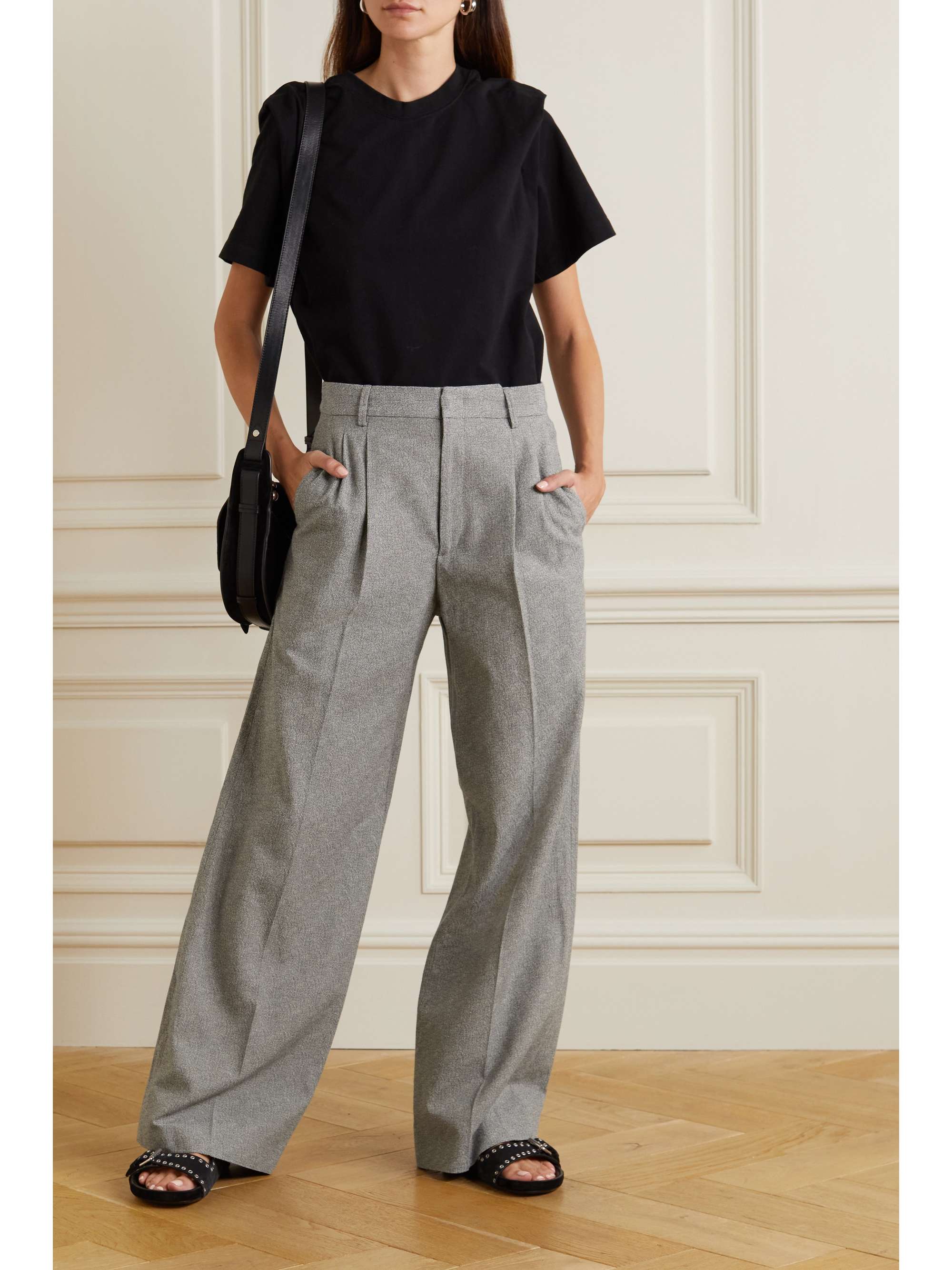 Isabel Marant - Jessini Tweed Wide-Leg Pants - Blue - FR38 - Net A Porter