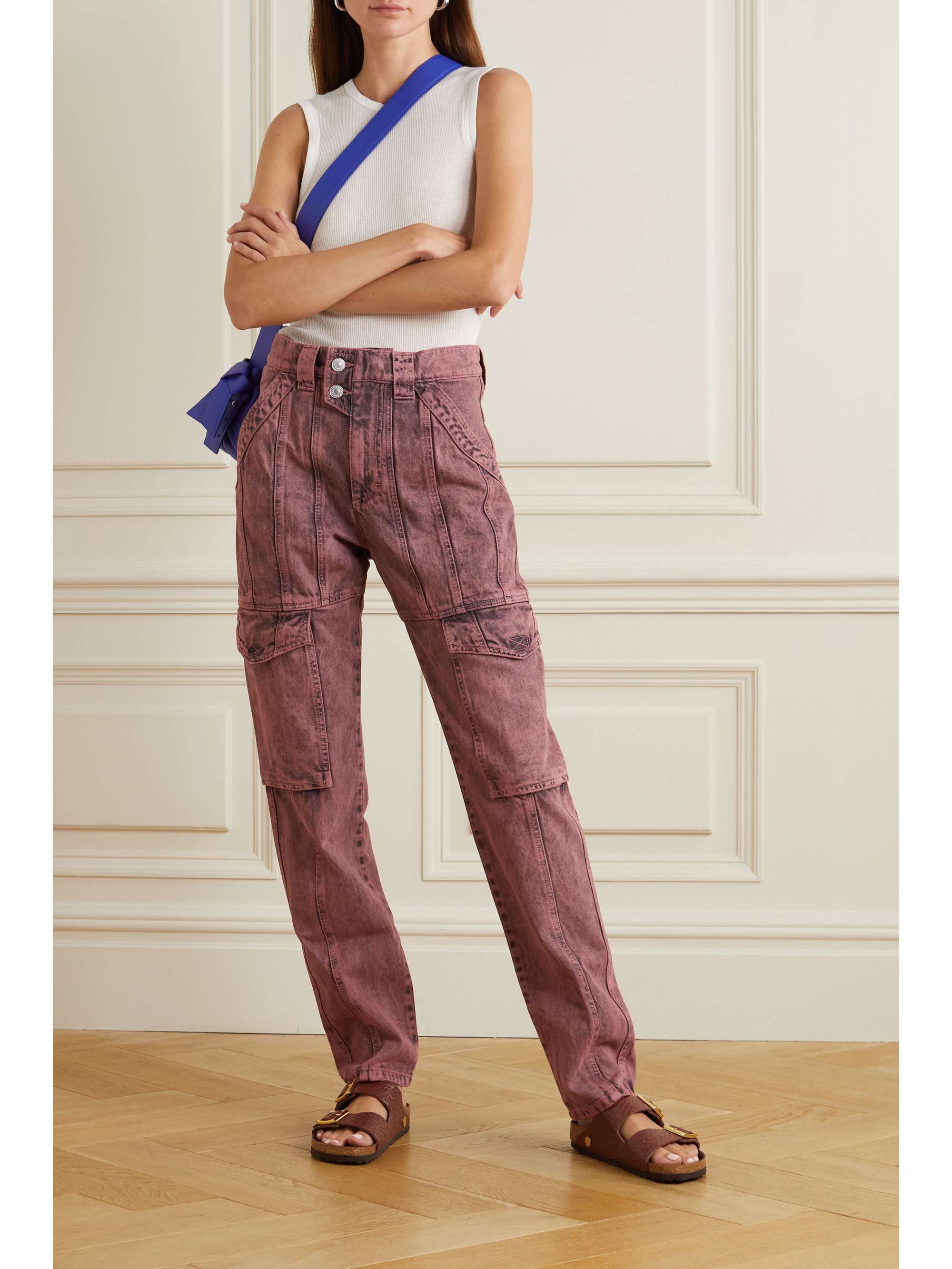 Vayoneo high-rise tapered jeans