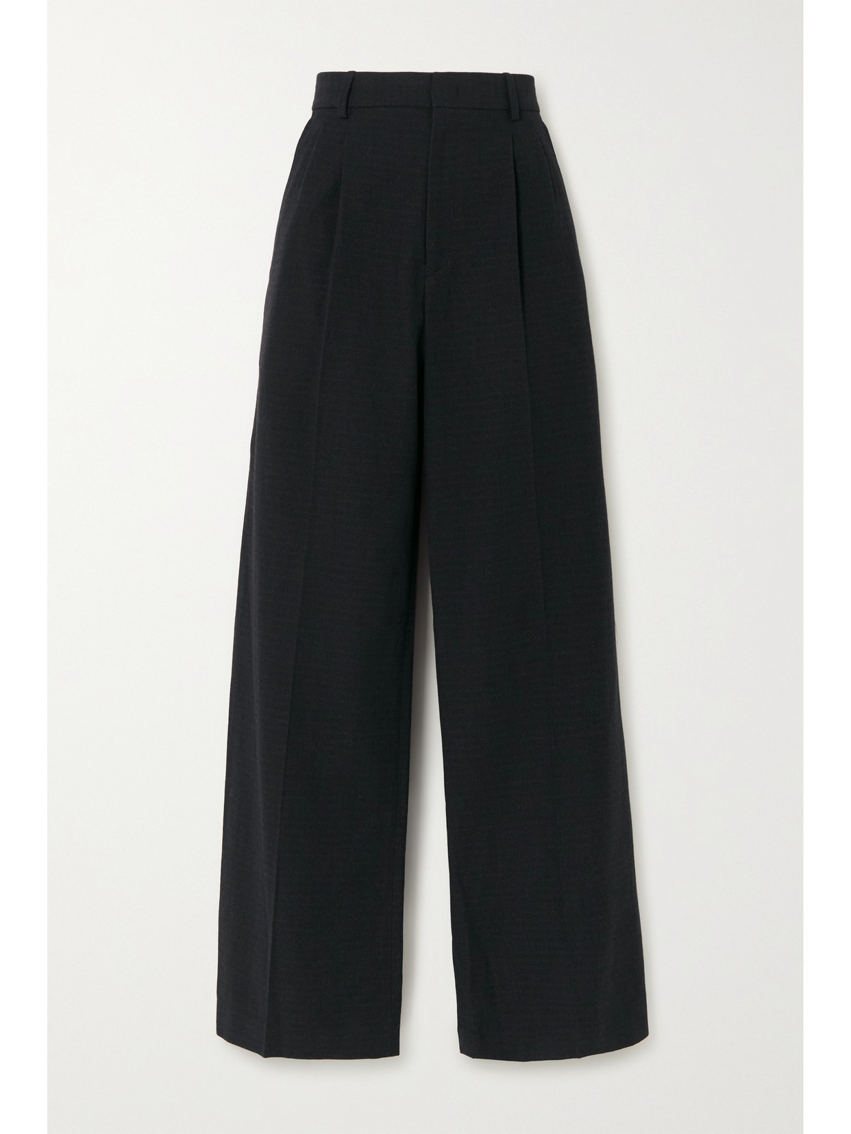 Isabel Marant High-waisted Wide-leg Trousers In Blue