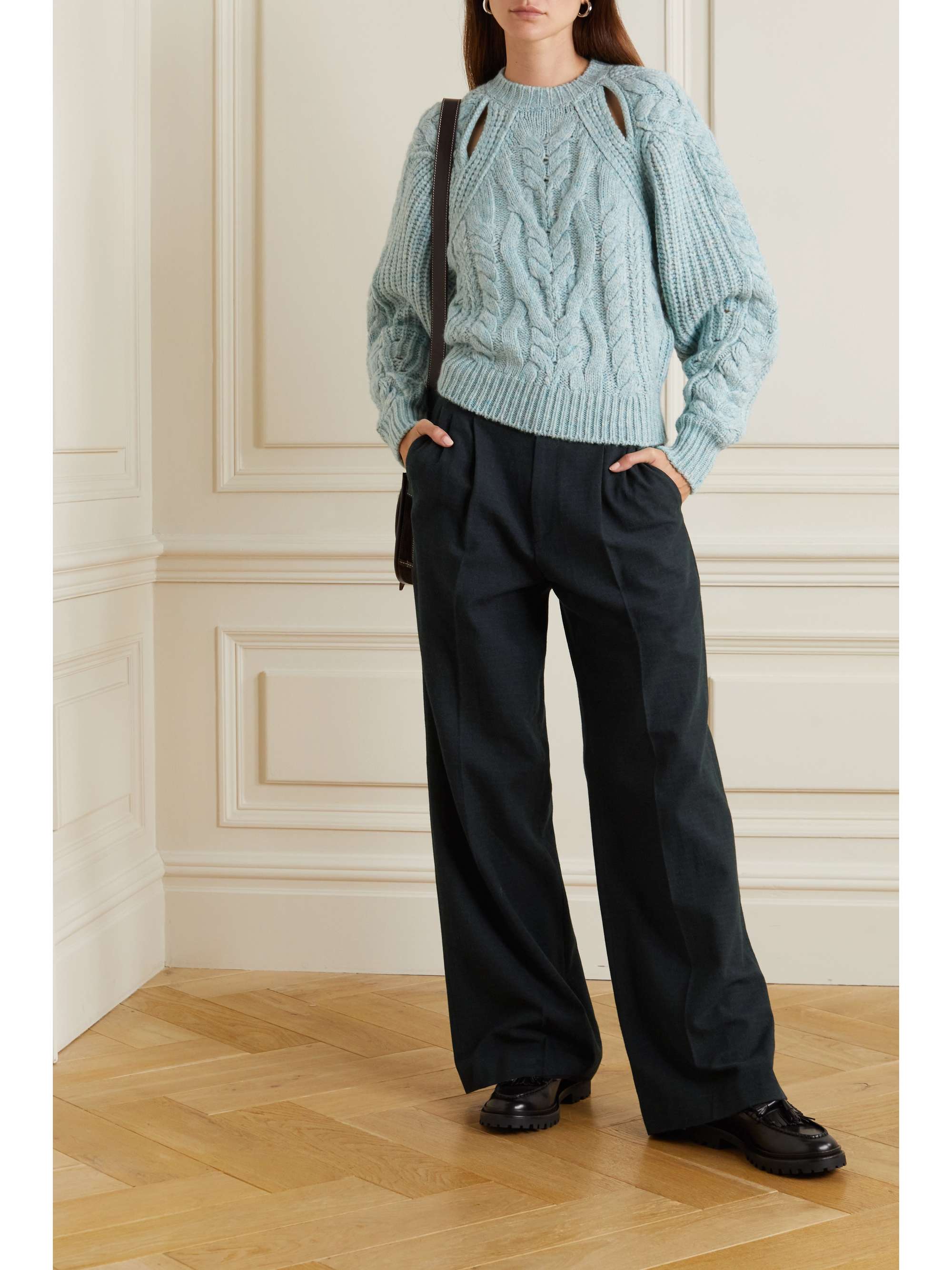 Isabel Marant - Jessini Tweed Wide-Leg Pants - Blue - FR36 - Net A Porter