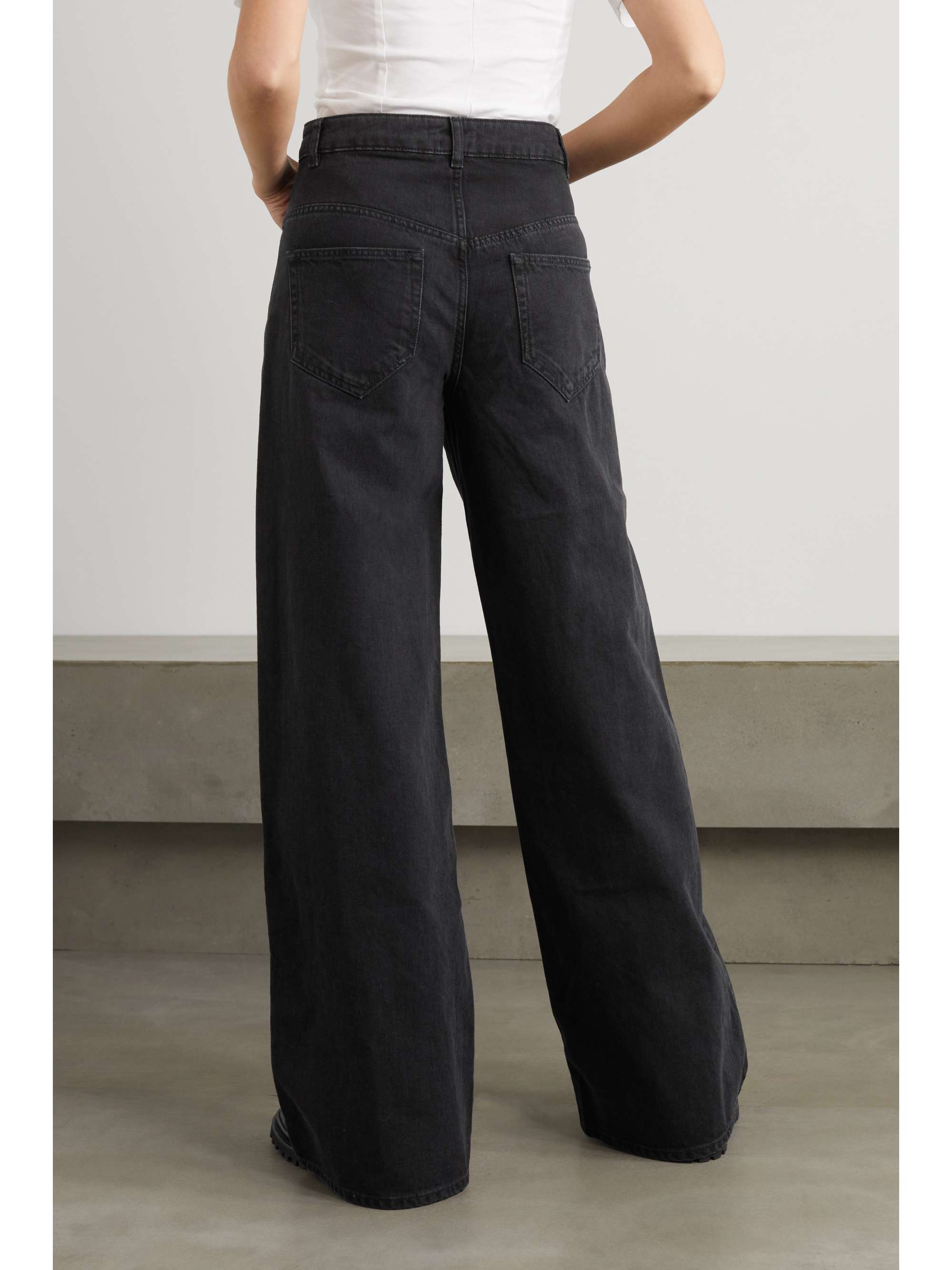 ISABEL MARANT Lemony high-rise flared jeans