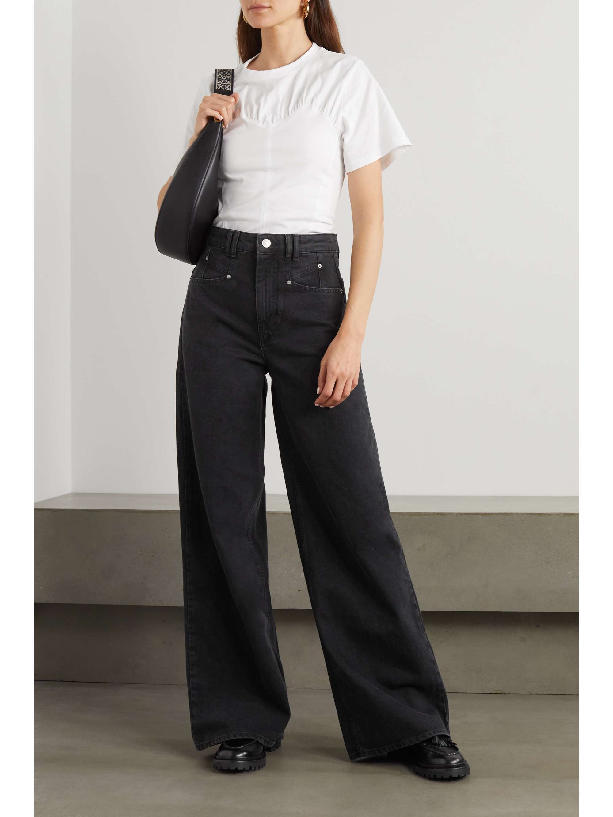 ISABEL MARANT Lemony high-rise flared jeans