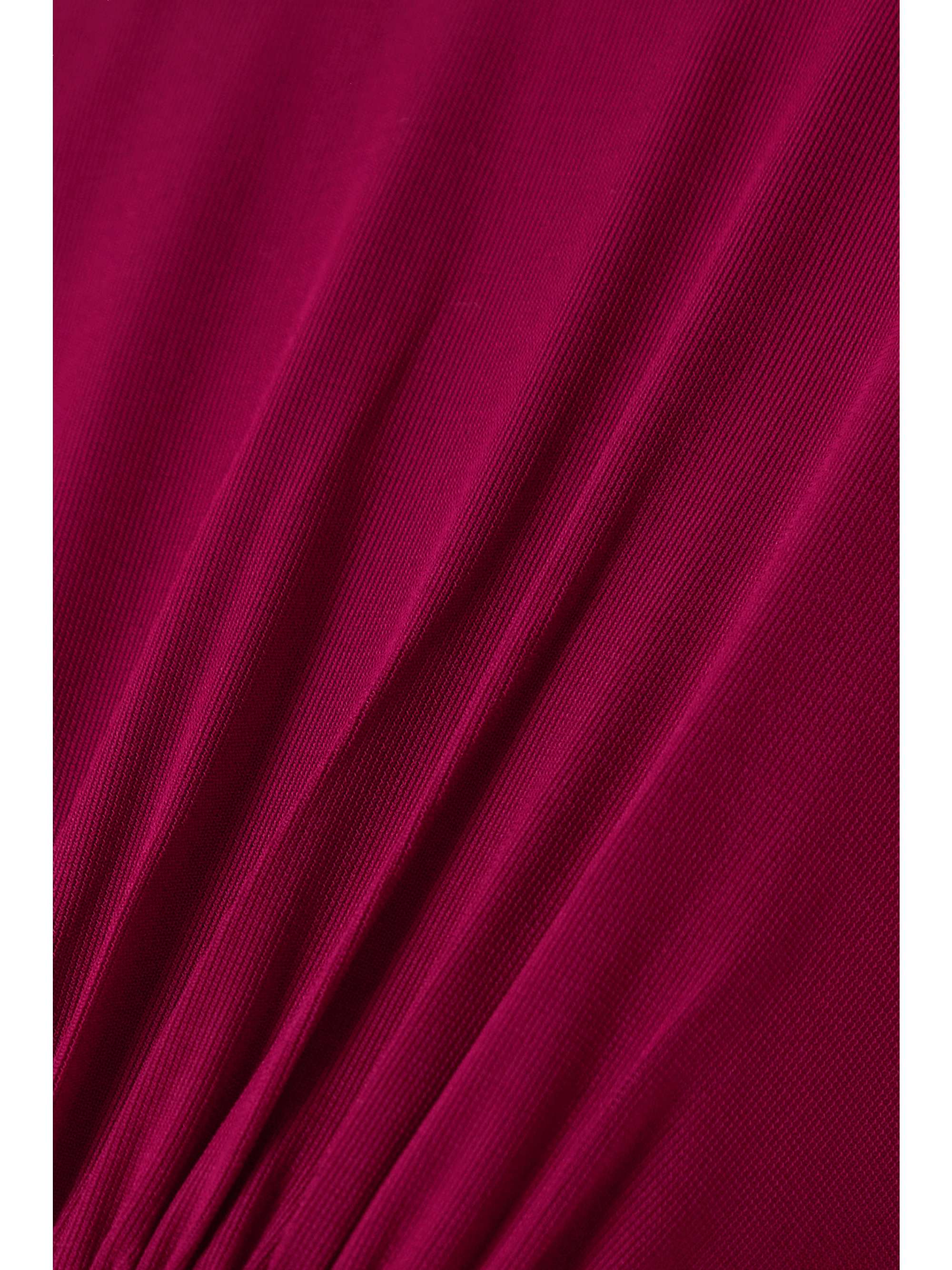 ISABEL MARANT Jinelima cutout ruched stretch-jersey midi dress
