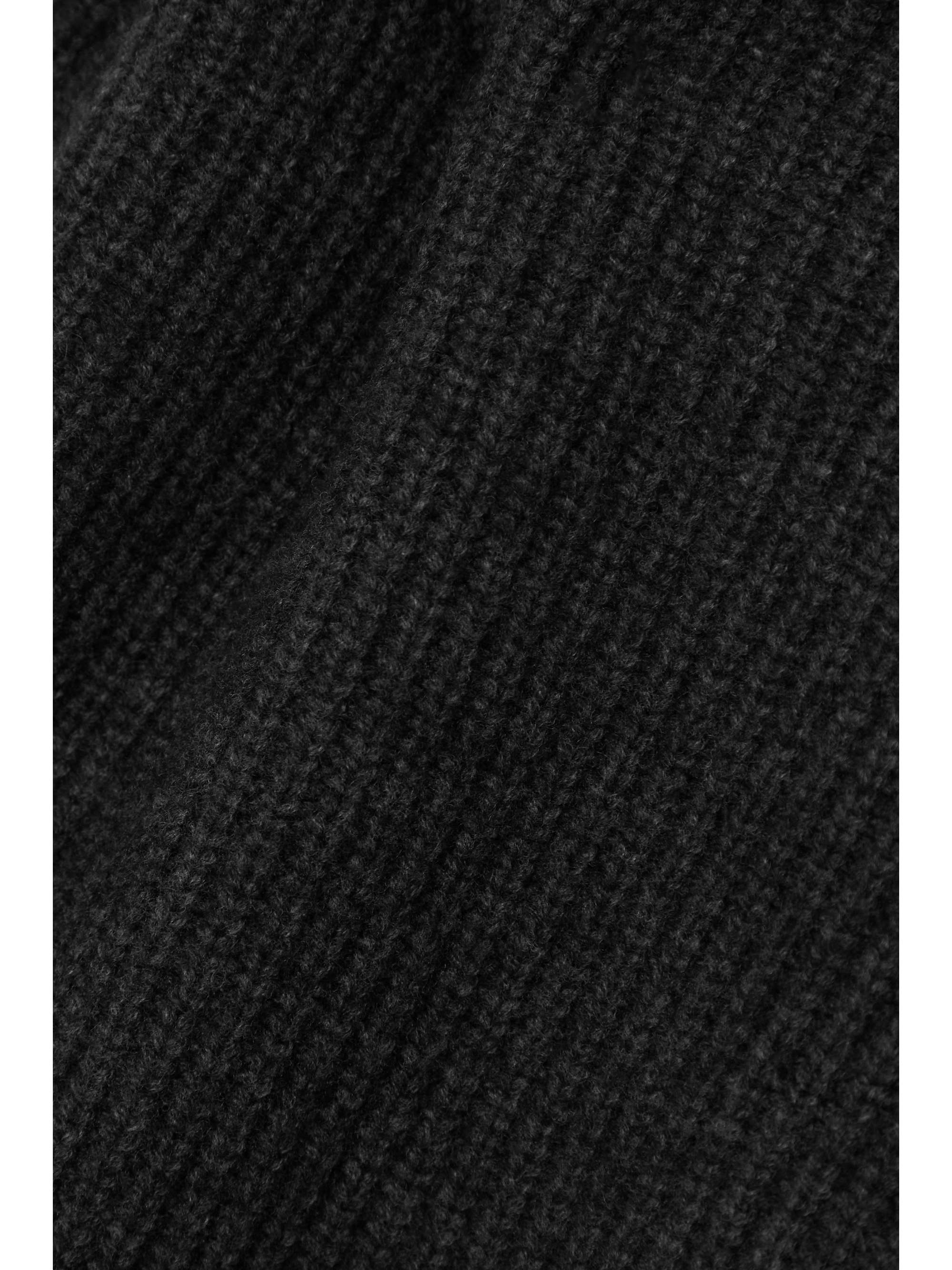 ISABEL MARANT Blaze strapless ribbed wool and cashmere-blend top