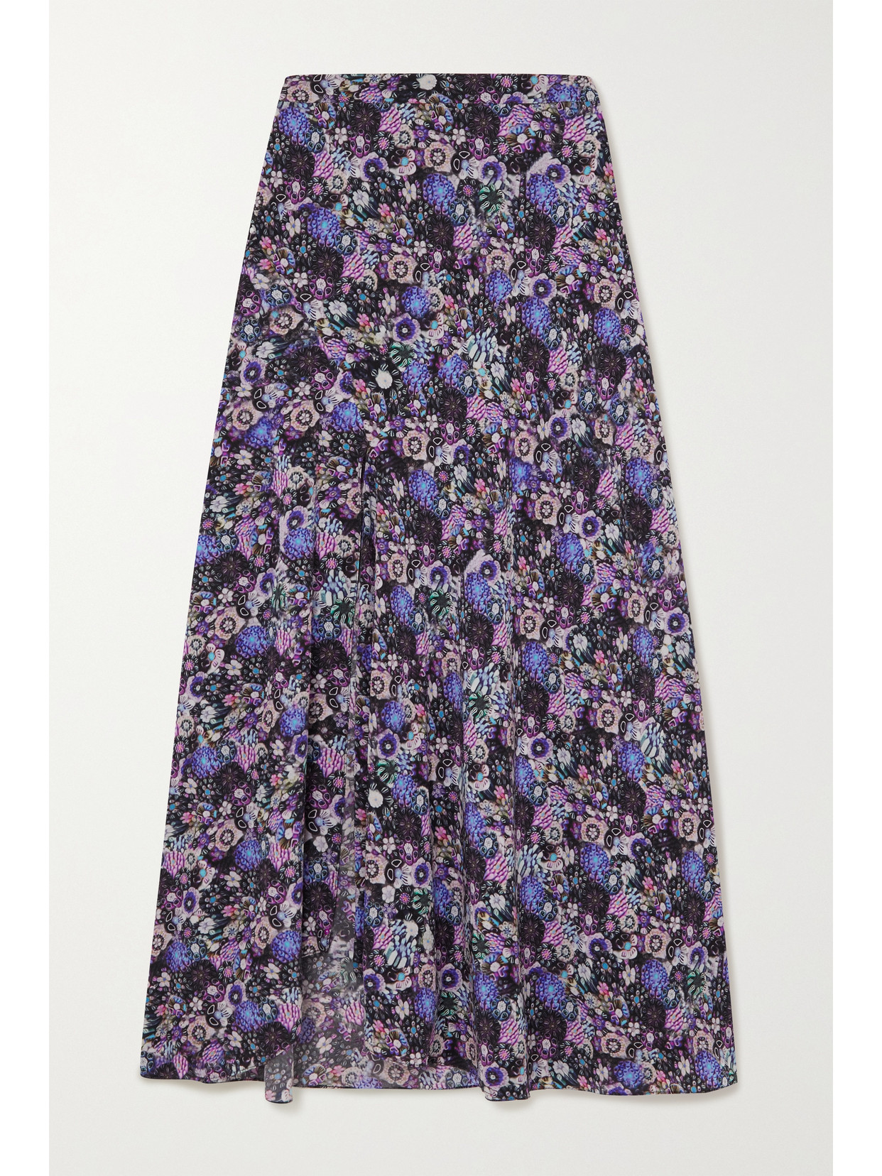 ISABEL MARANT SAKURA FLORAL-PRINT SILK-BLEND SKIRT