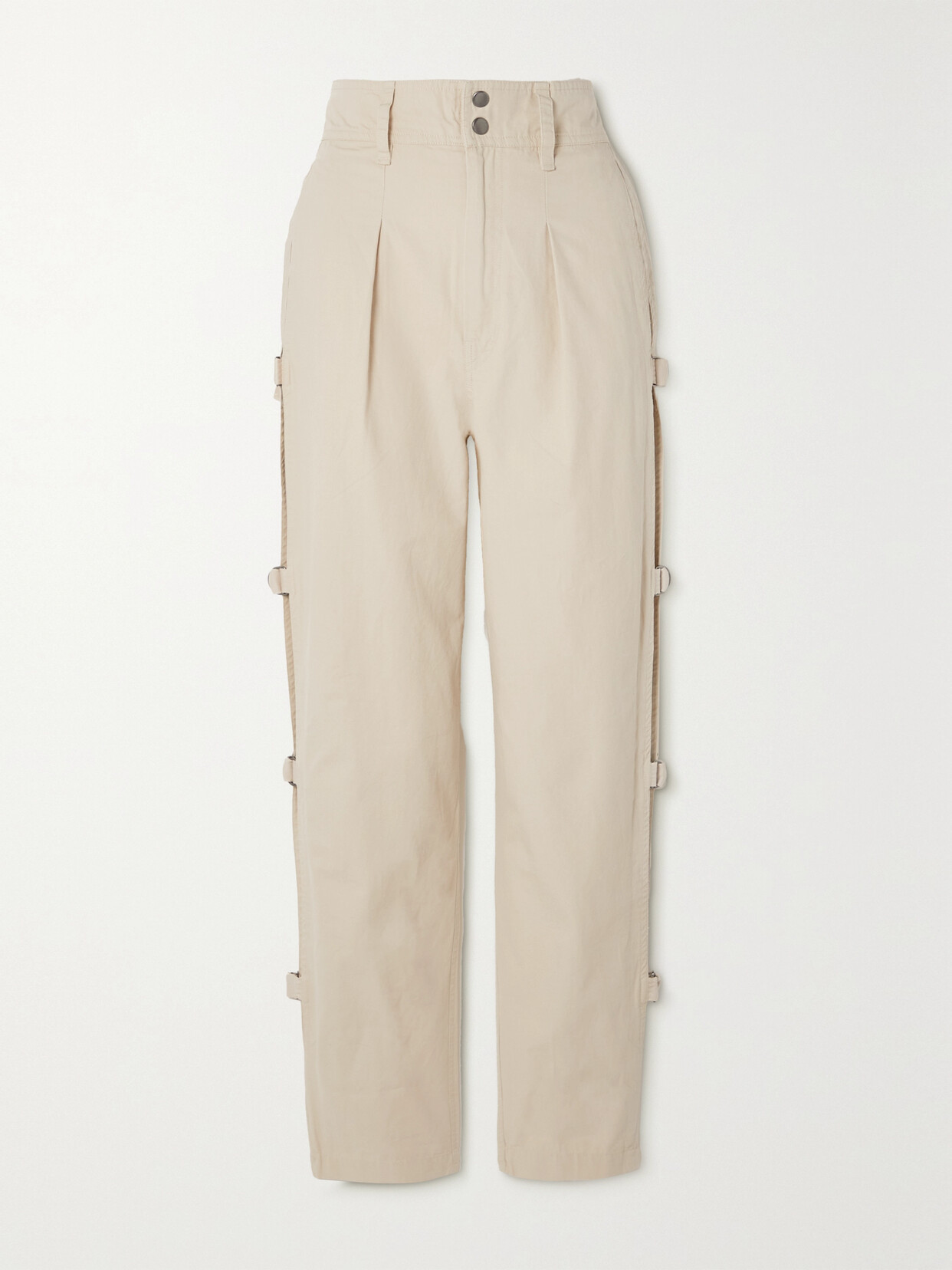 Isabel Marant Étoile Isabel Marant Etoile Kanna Cargo Beige Pants In Ecru