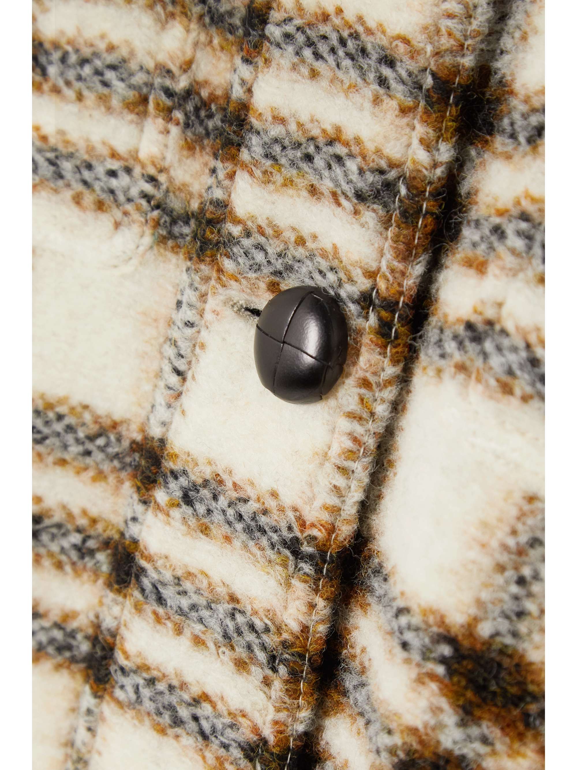 MARANT ÉTOILE Fontizi checked wool-blend coat
