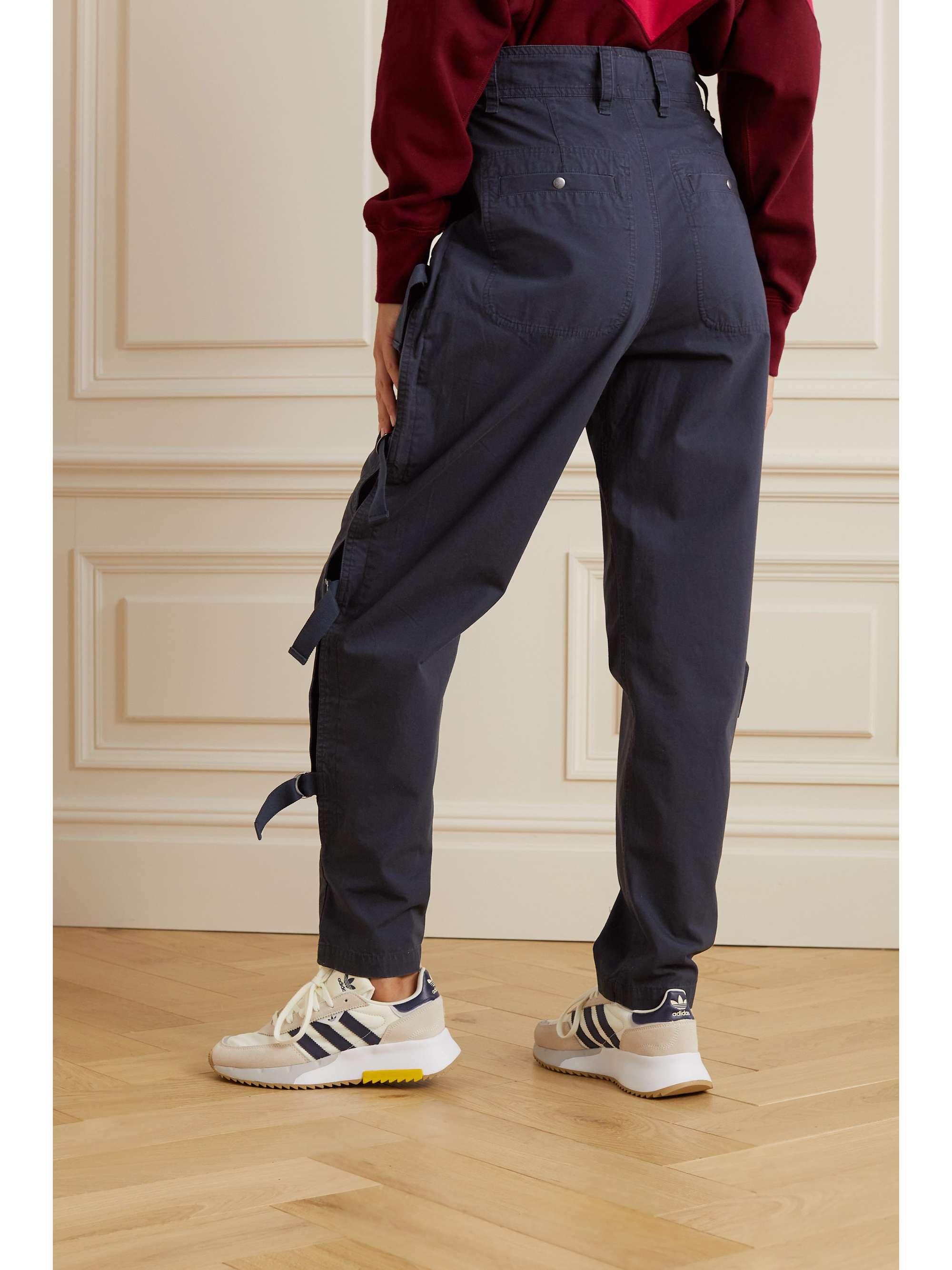 MARANT ÉTOILE Keowina cotton-canvas tapered pants