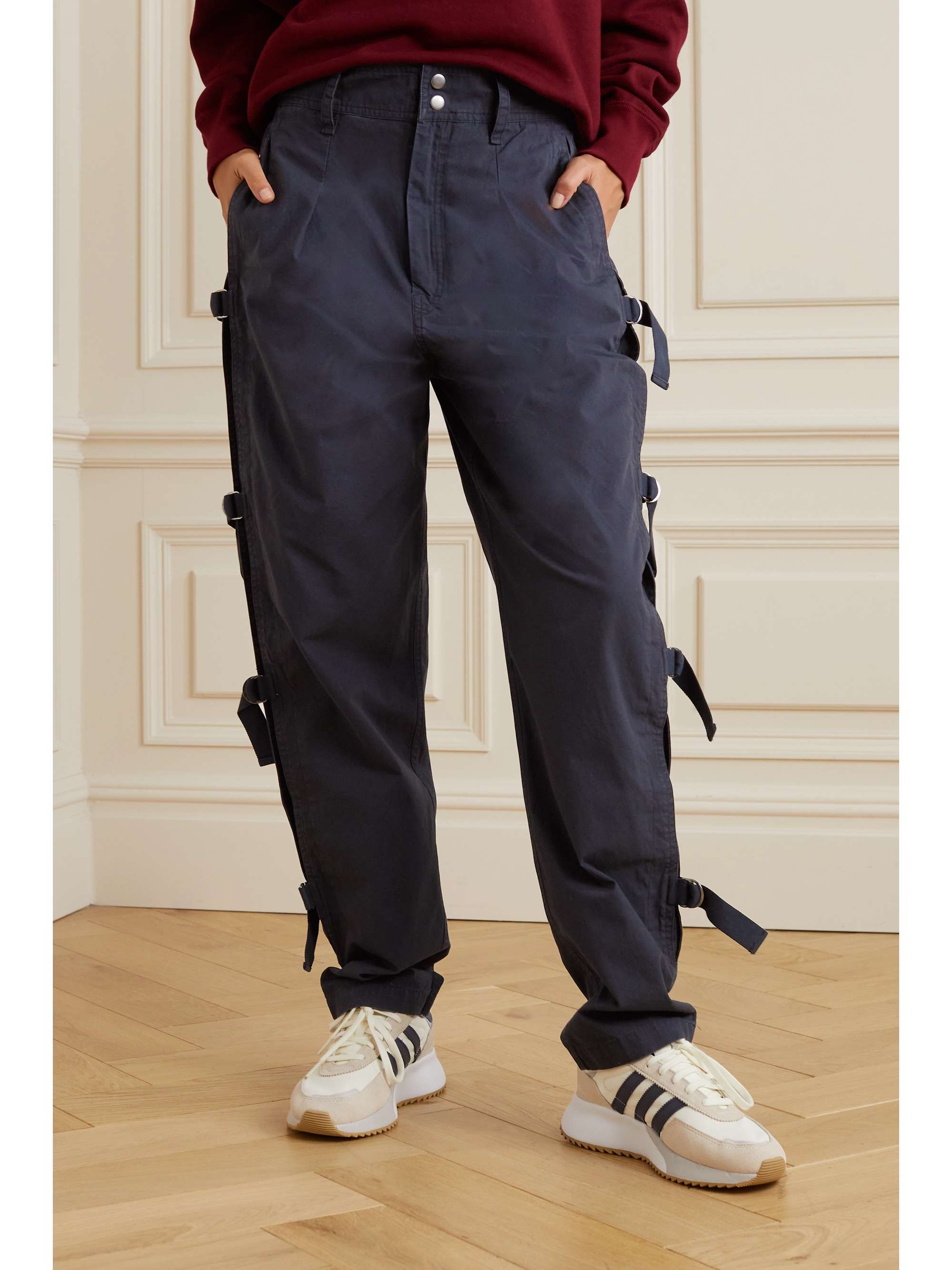 MARANT ÉTOILE Keowina cotton-canvas tapered pants
