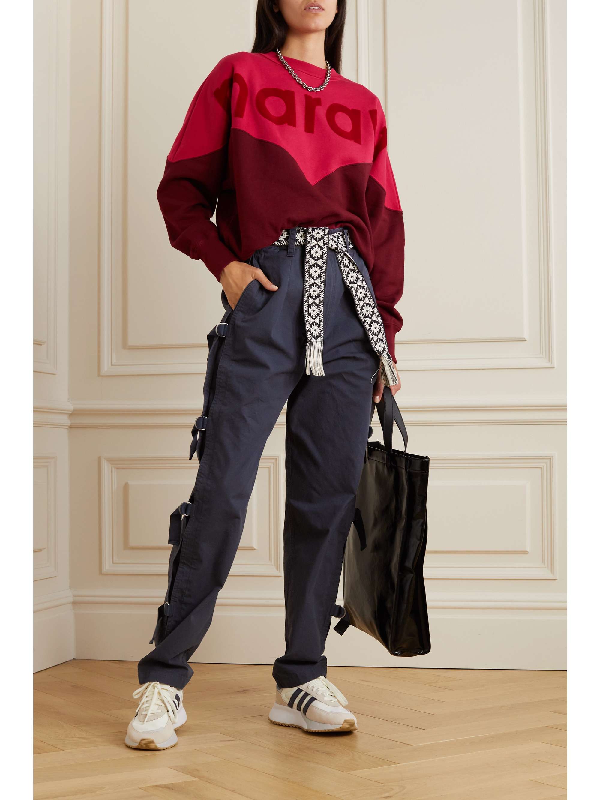 MARANT ÉTOILE Keowina cotton-canvas tapered pants