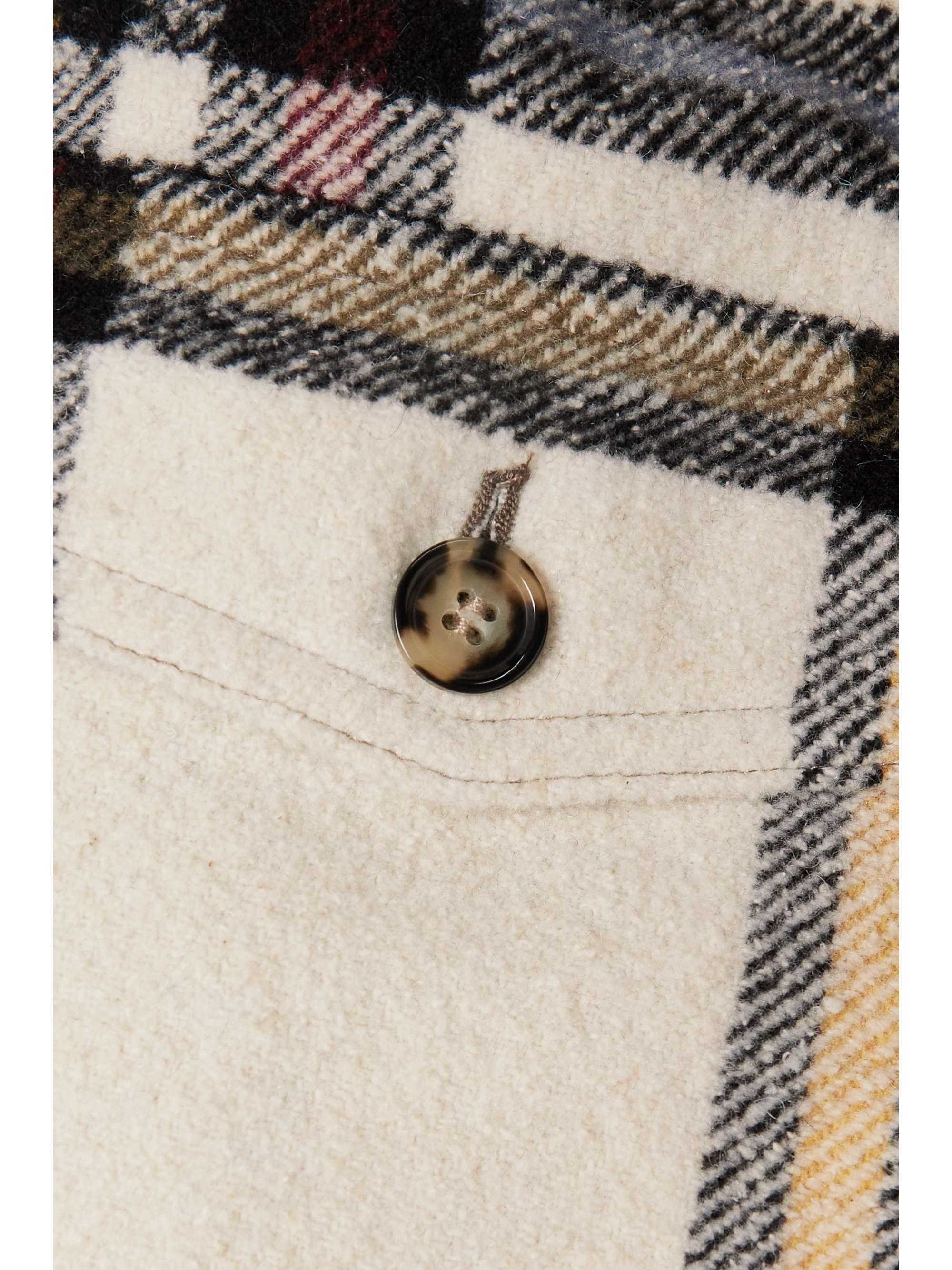 MARANT ÉTOILE Ervey checked flannel jacket