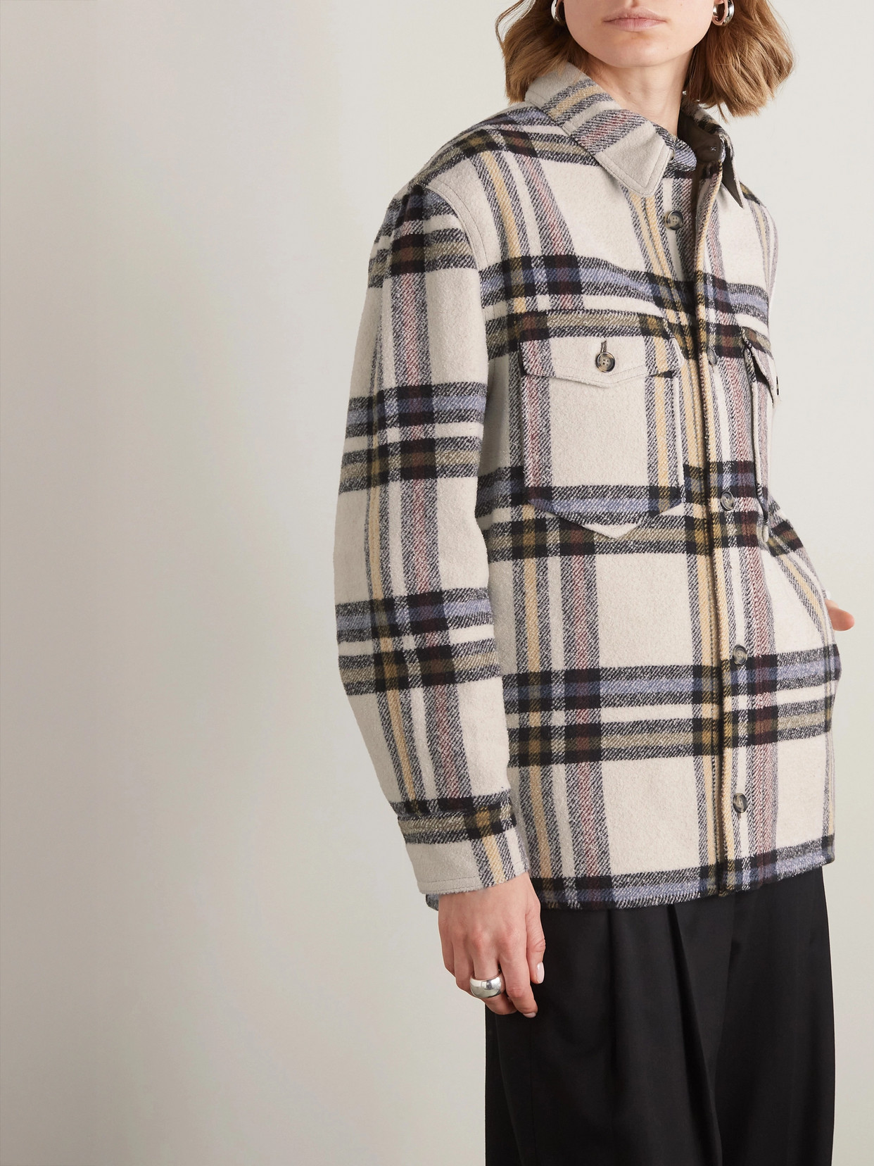 Marant Étoile - Ervey Checked Flannel Jacket