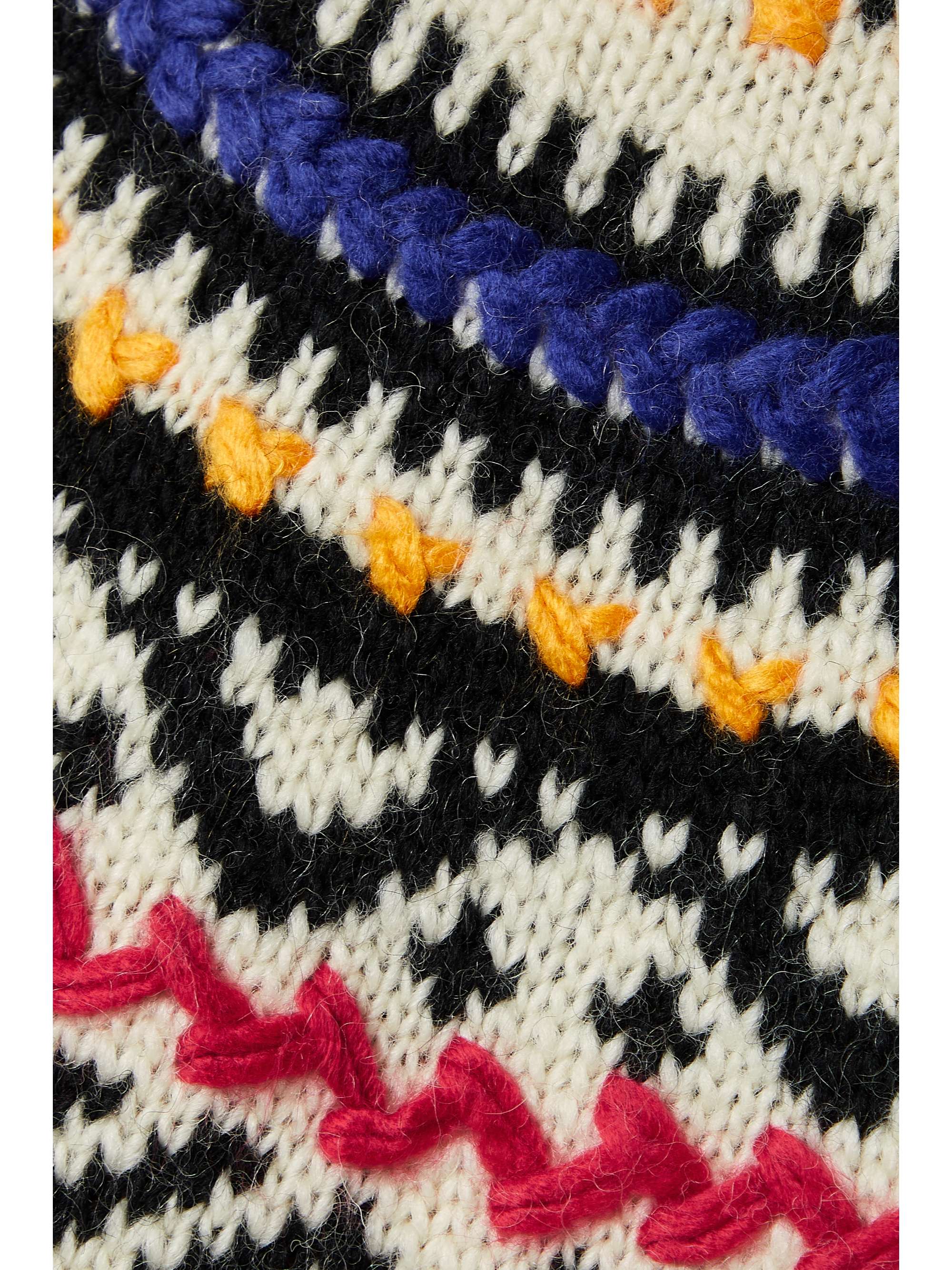 ISABEL MARANT ÉTOILE Gil Fair Isle wool-blend sweater