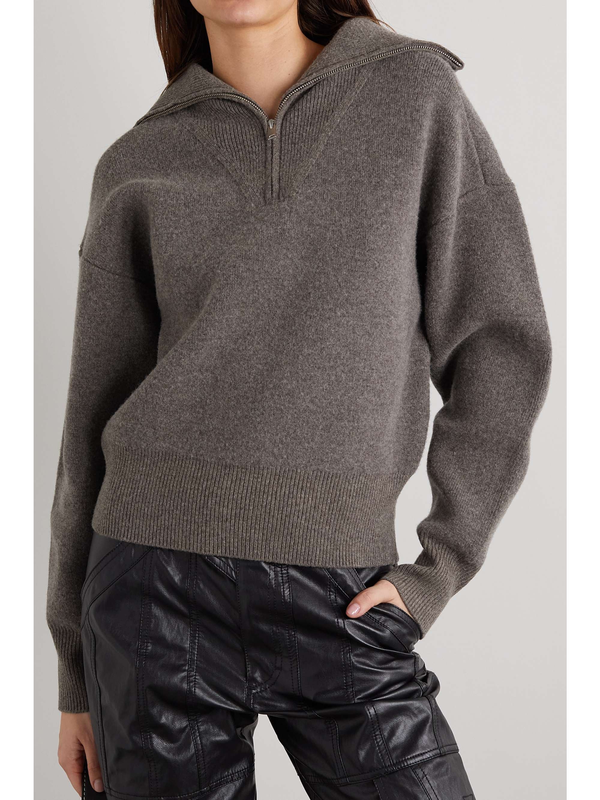Isabel Marant Étoile - Fancy Merino wool-blend Sweater - Brown - FR44 - Net A Porter