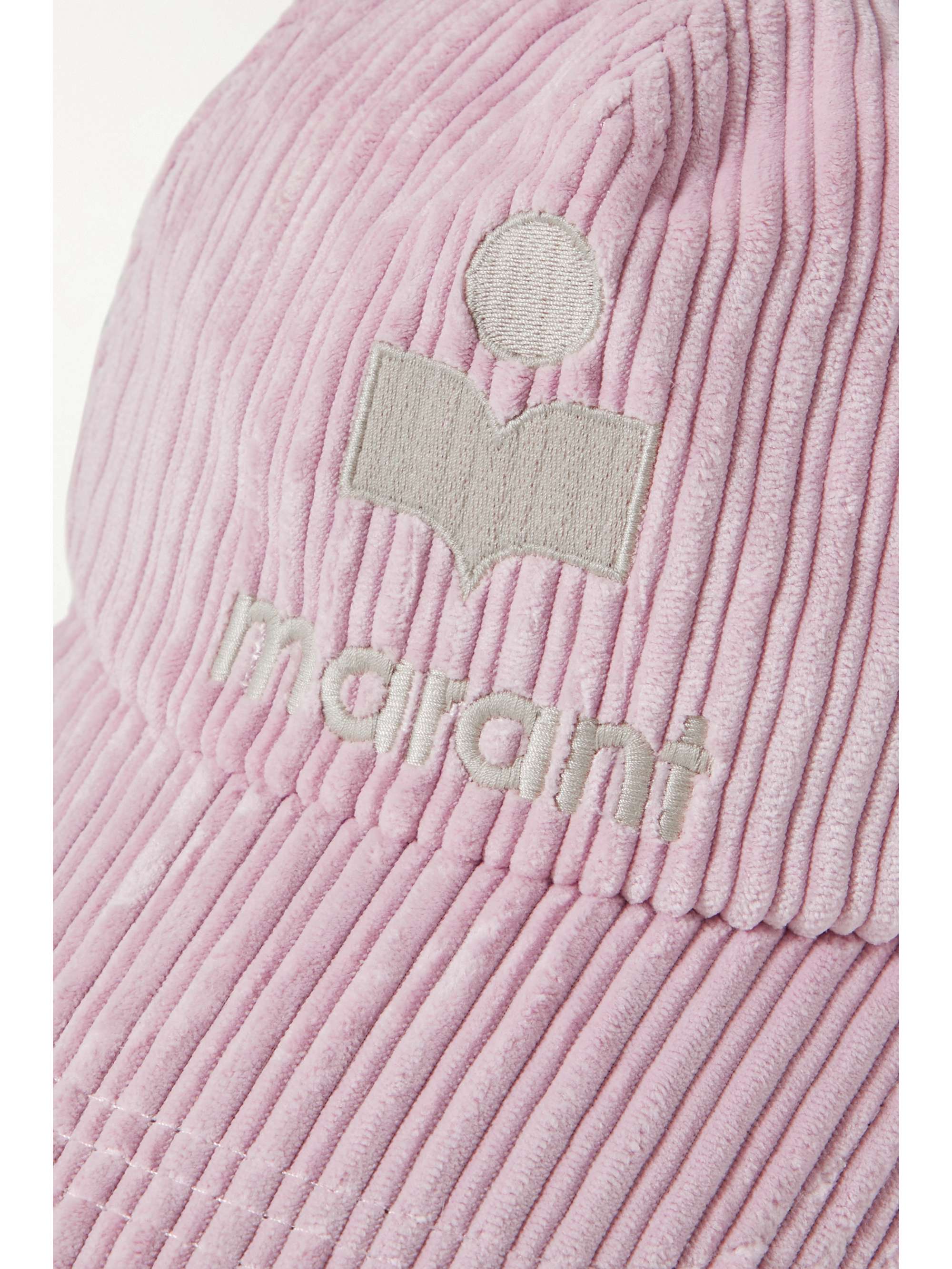 ISABEL MARANT Tyron embroidered corduroy baseball cap
