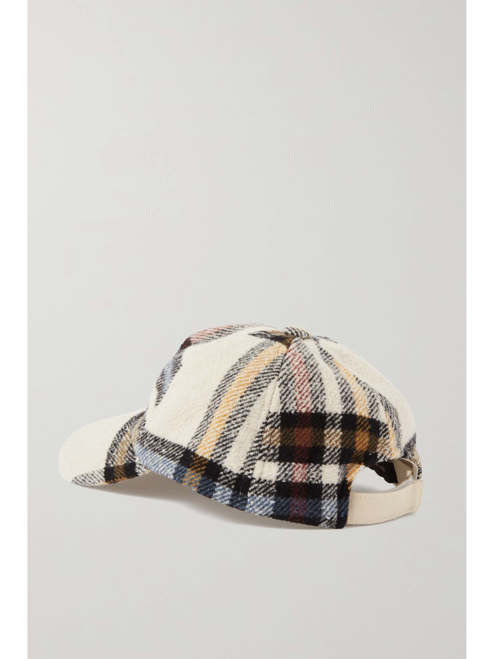 ISABEL MARANT Tyron checked felt cap