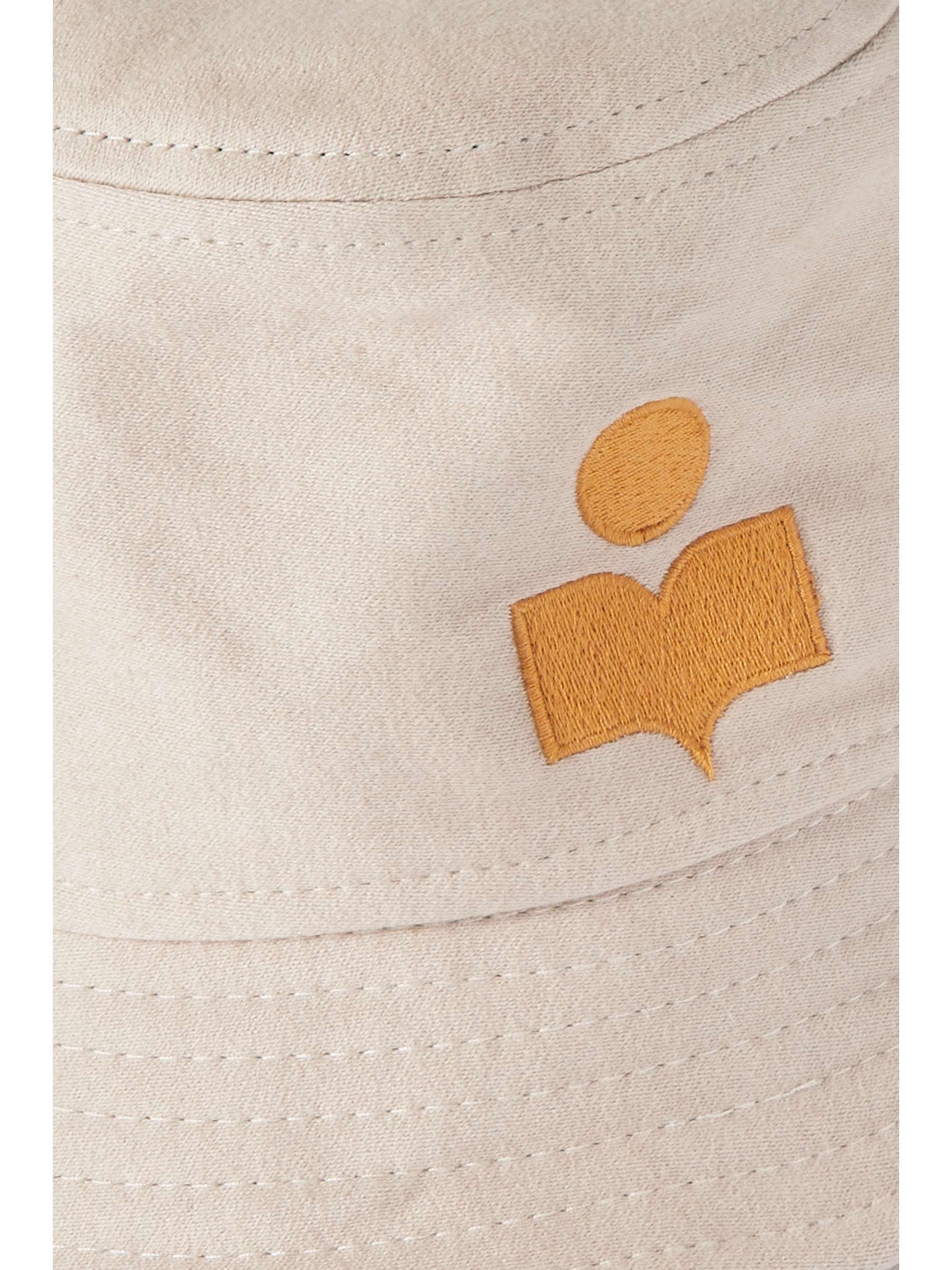 ISABEL MARANT Haley embroidered cotton-canvas bucket hat