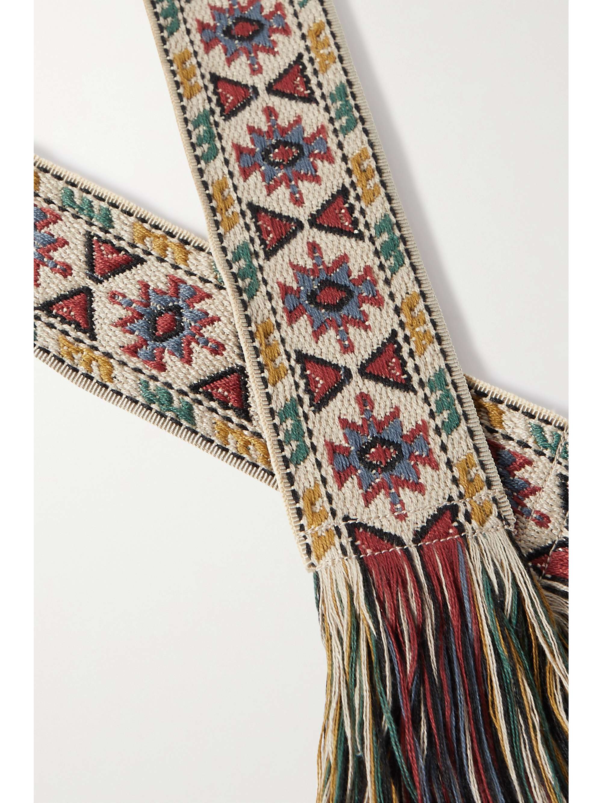ISABEL MARANT Etka fringed woven belt