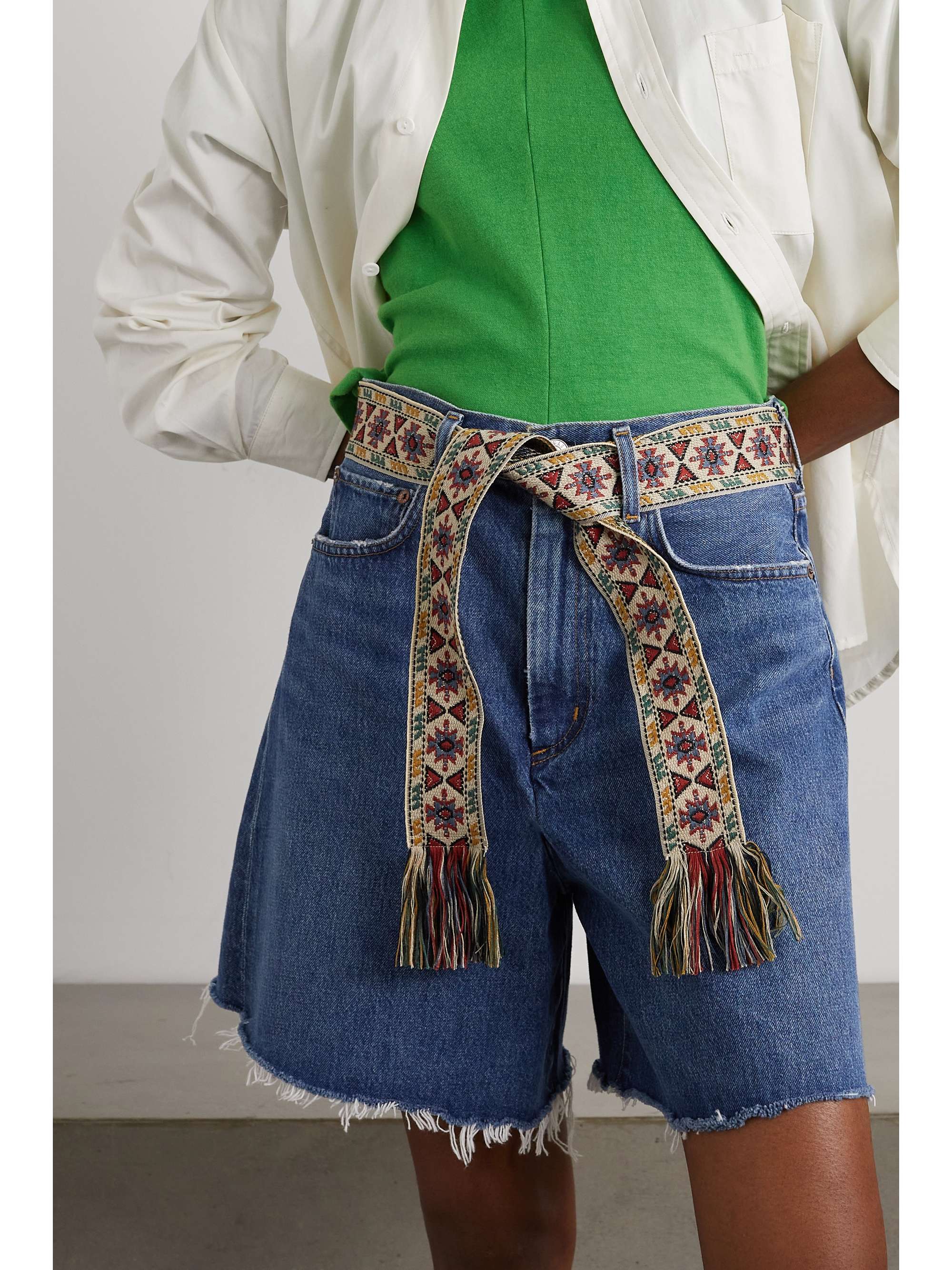 ISABEL MARANT Etka fringed woven belt