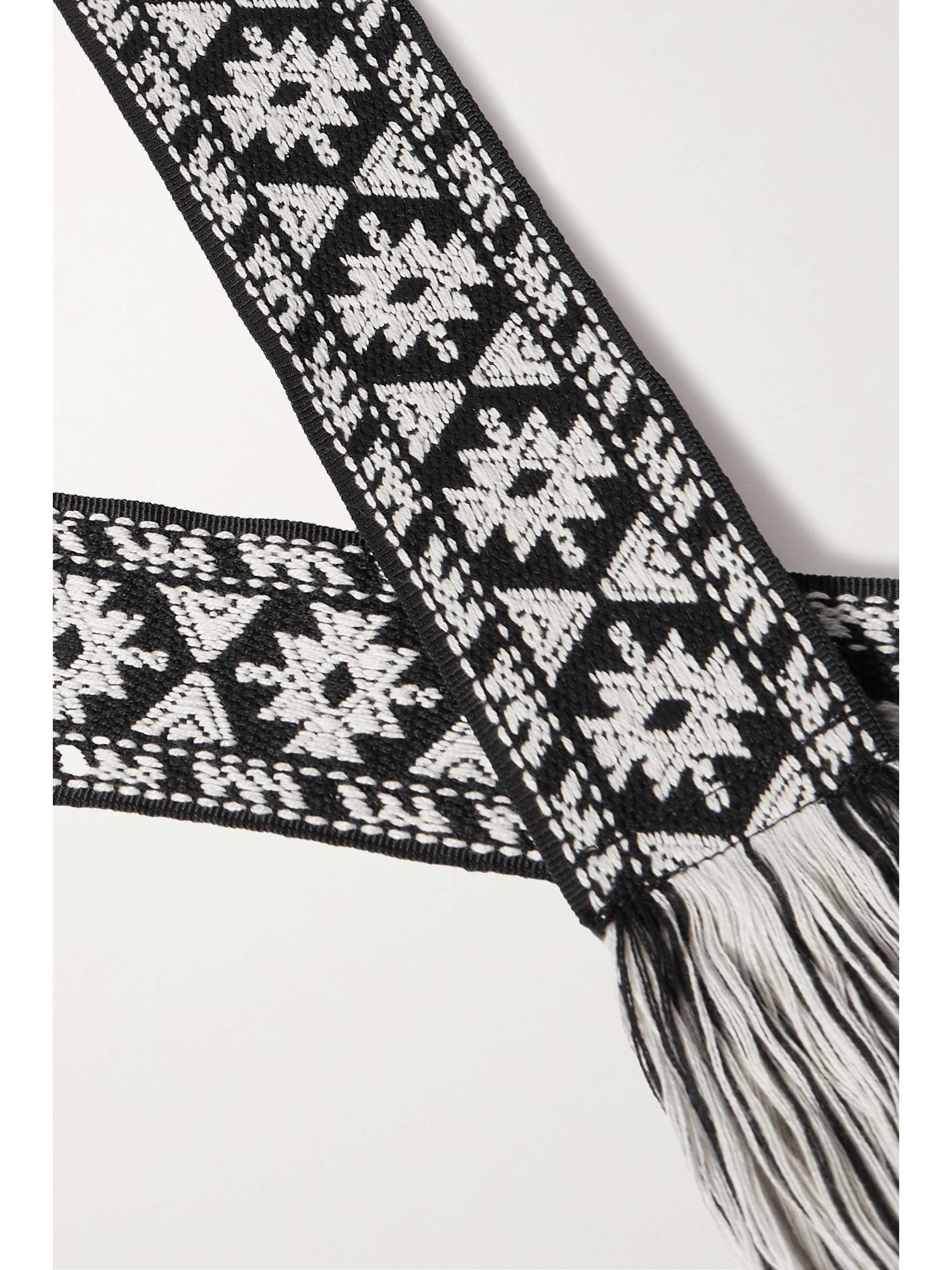 ISABEL MARANT Ceinture tissée à franges Etka