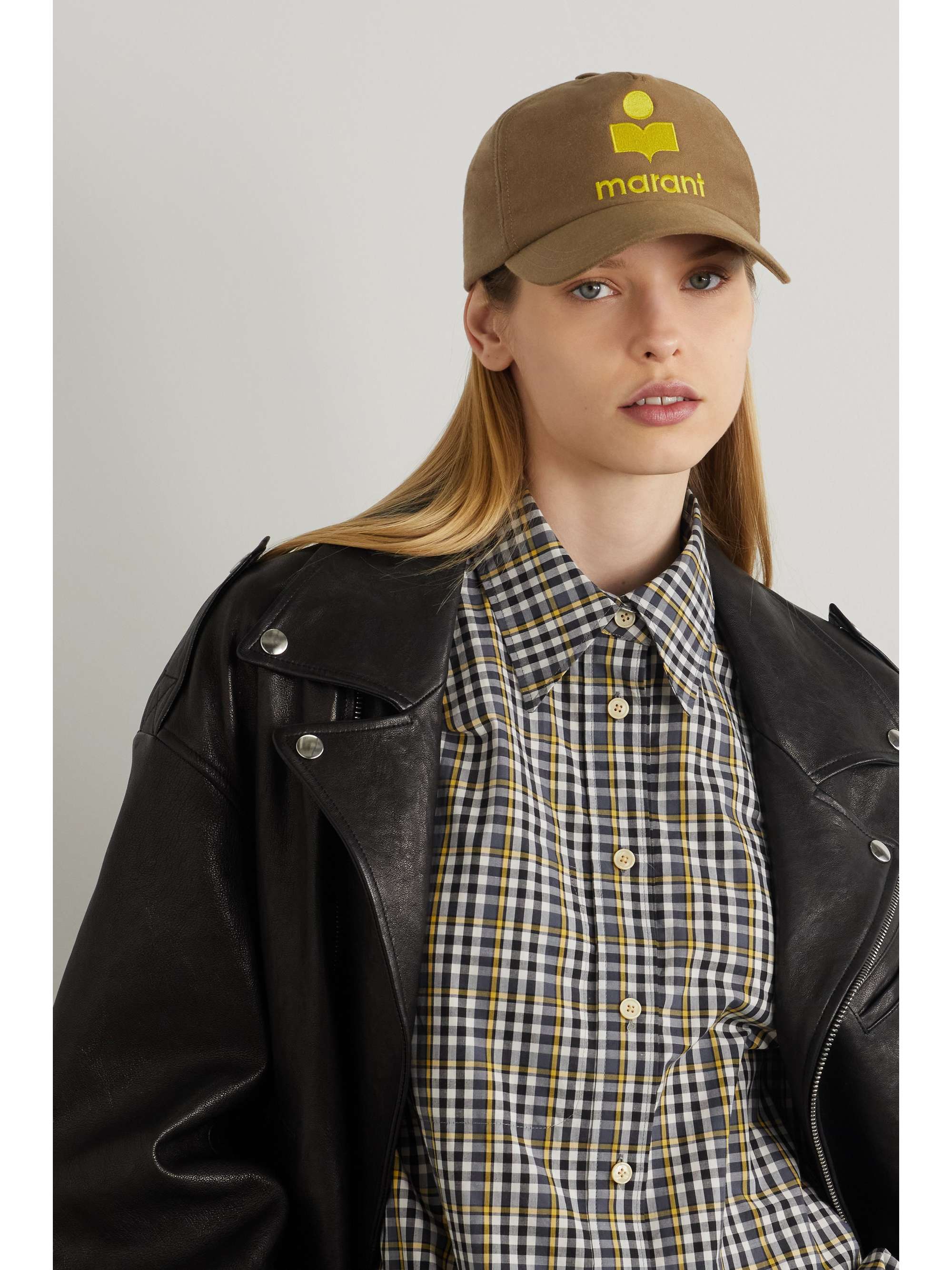 ISABEL MARANT Tyron embroidered cotton-canvas baseball cap